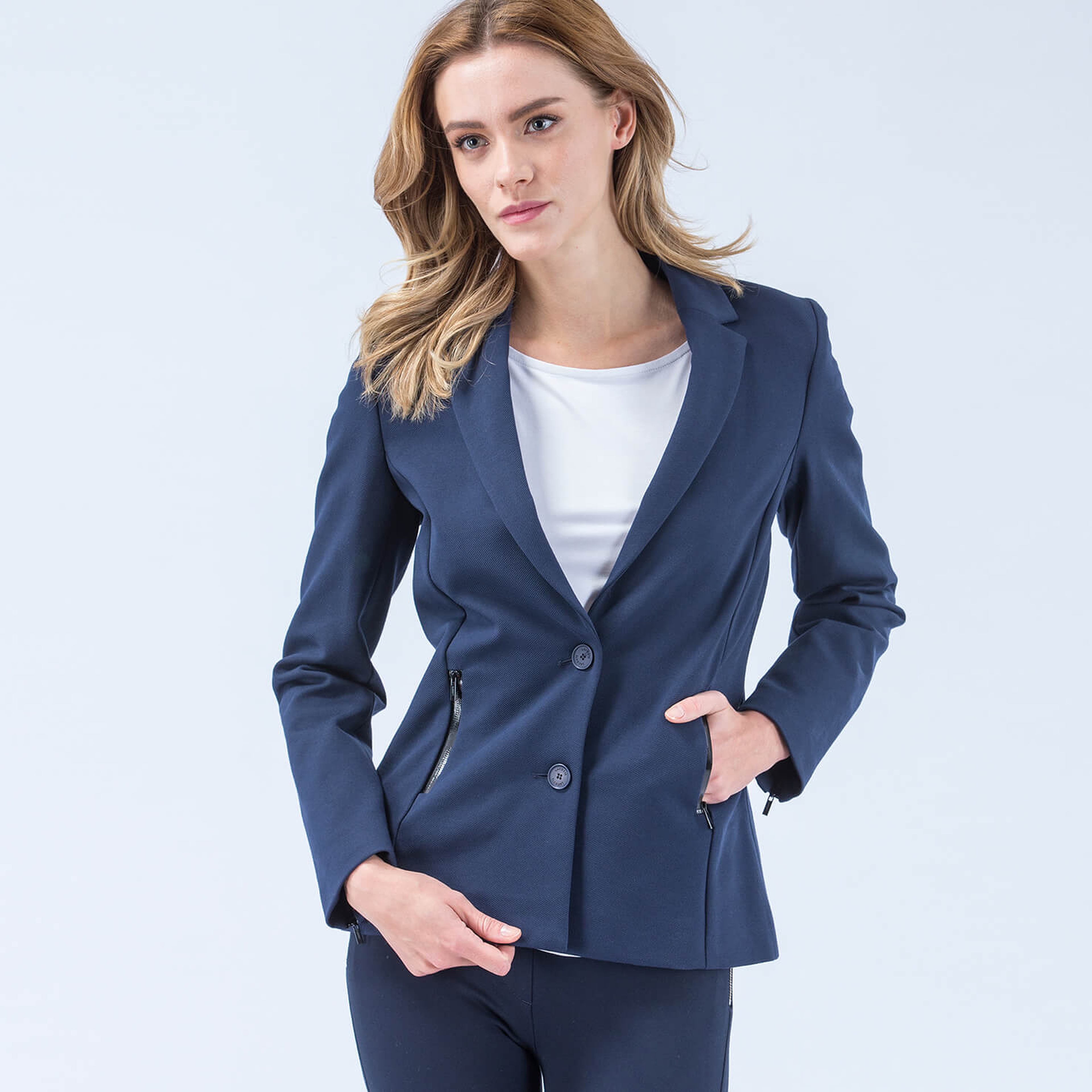 Lacoste Kadın Lacivert Ceket