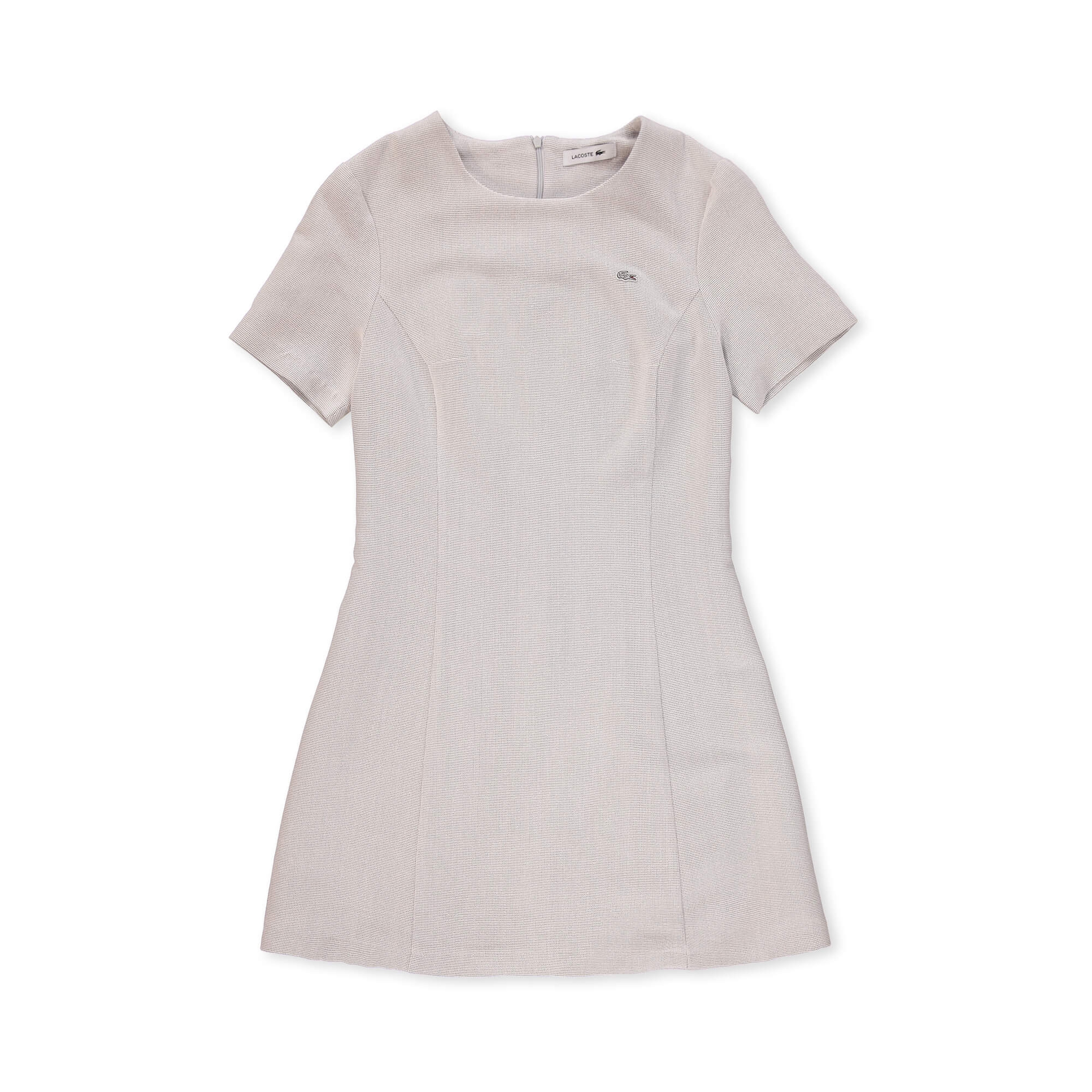 Lacoste Kadın Slim Fit Gri Elbise