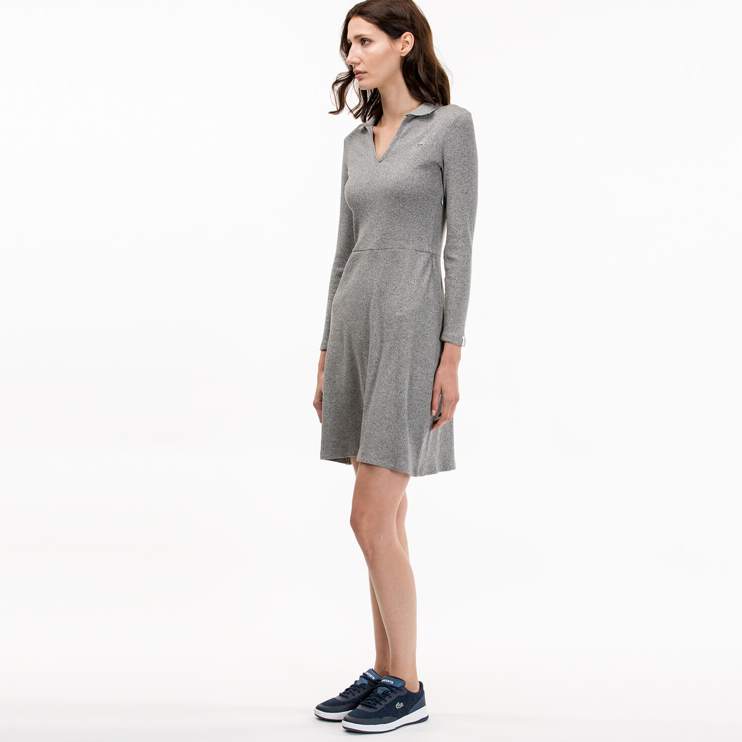 Lacoste Kadın Gri Elbise