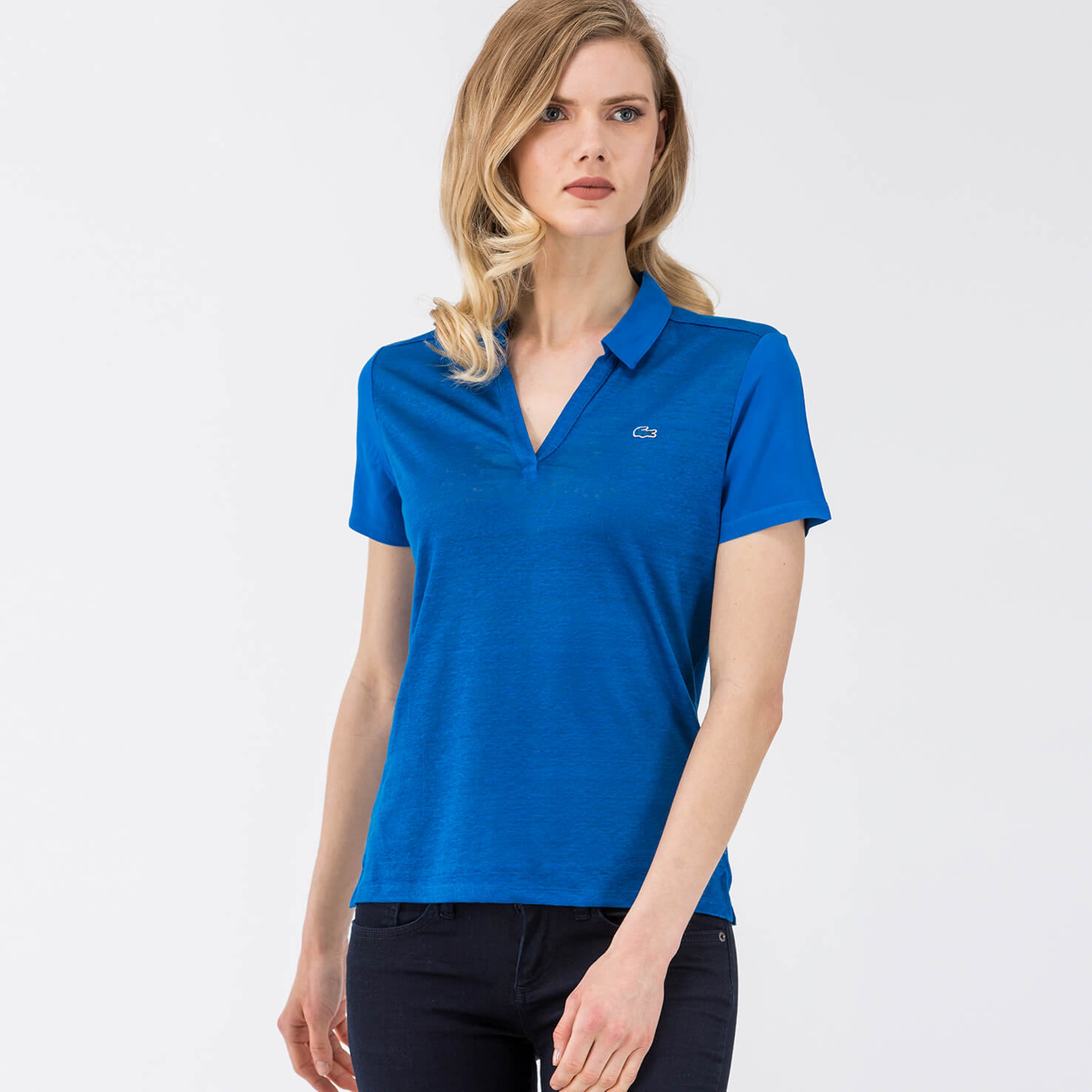 Lacoste Kadın Lacivert Polo