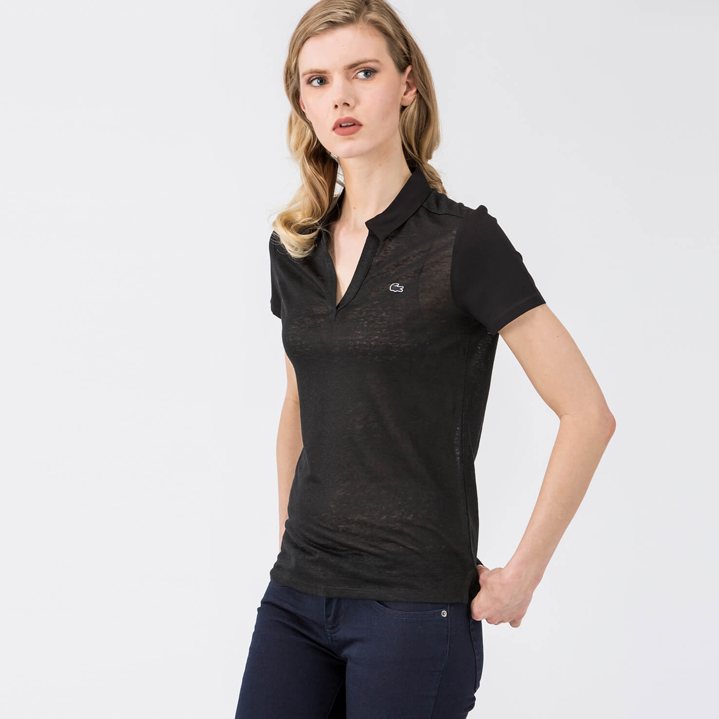 Lacoste Kadın Siyah Polo