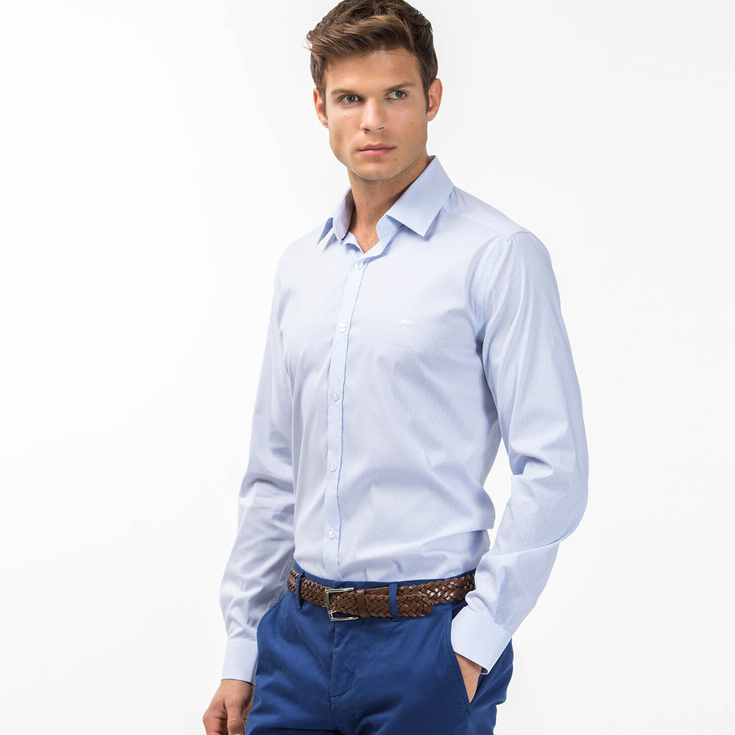 Lacoste Erkek Açık Mavi Gömlek