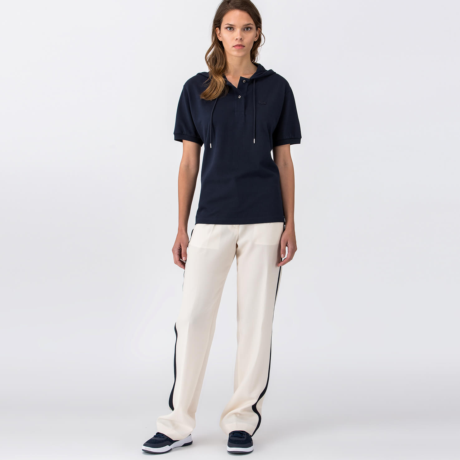 Lacoste Kadın Beyaz Pantolon