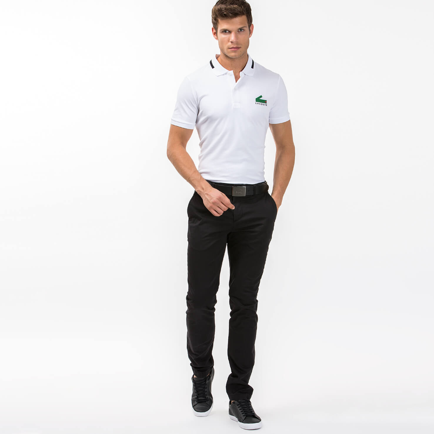 Lacoste Erkek Slim Fit Siyah Pantolon
