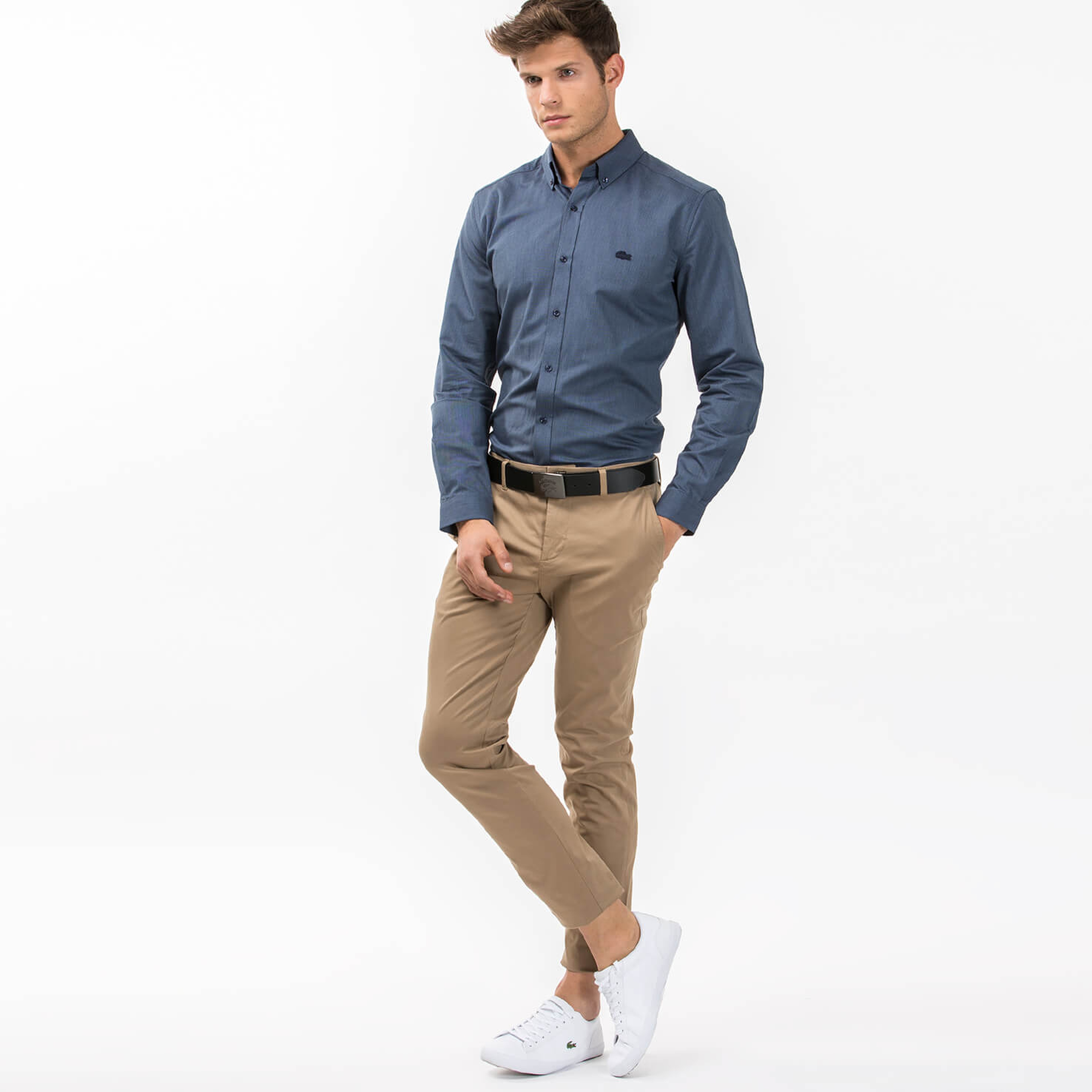 Lacoste Erkek Slim Fit Bej Pantolon