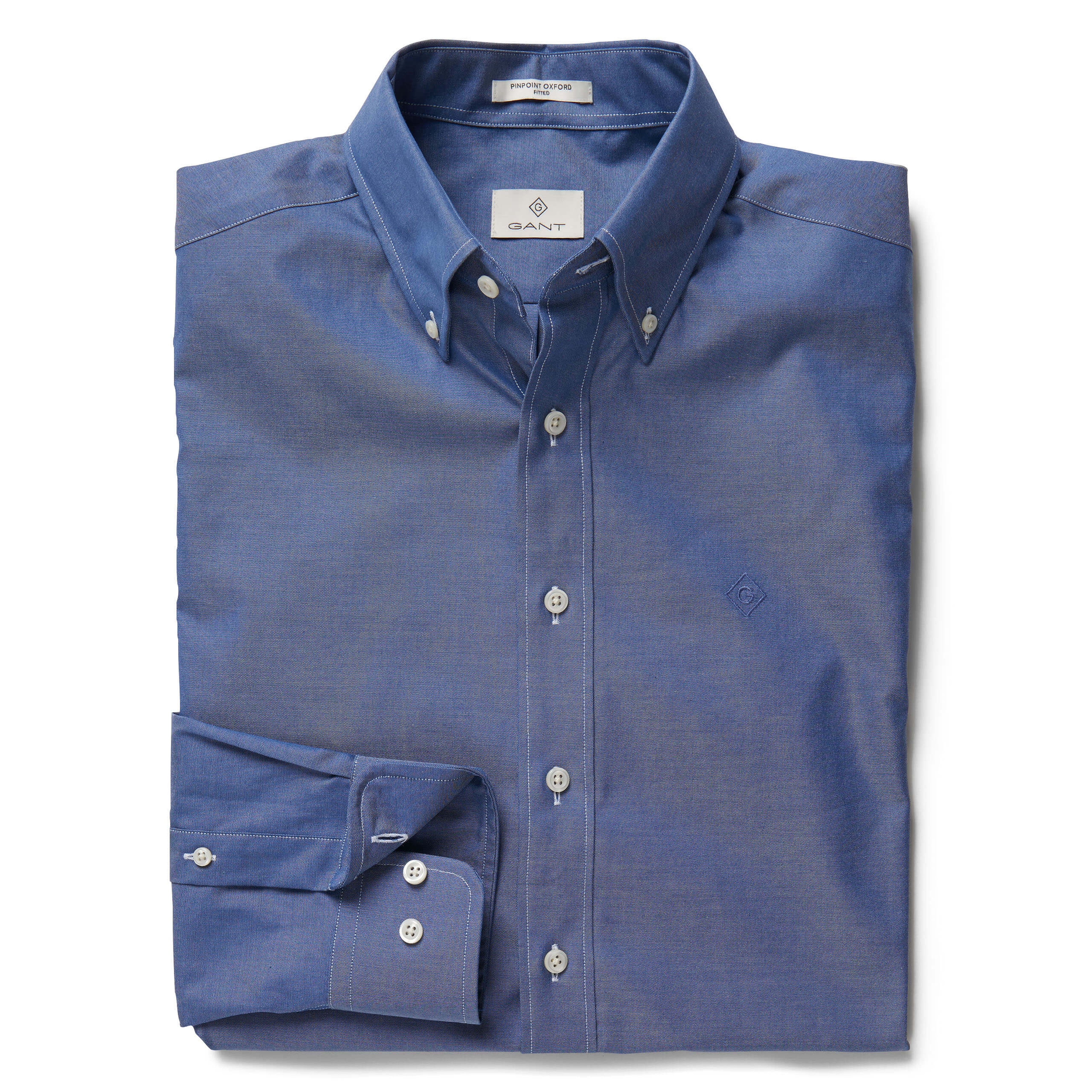 Gant Erkek Lacivert Uzun Kollu Regular Fit Gömlek