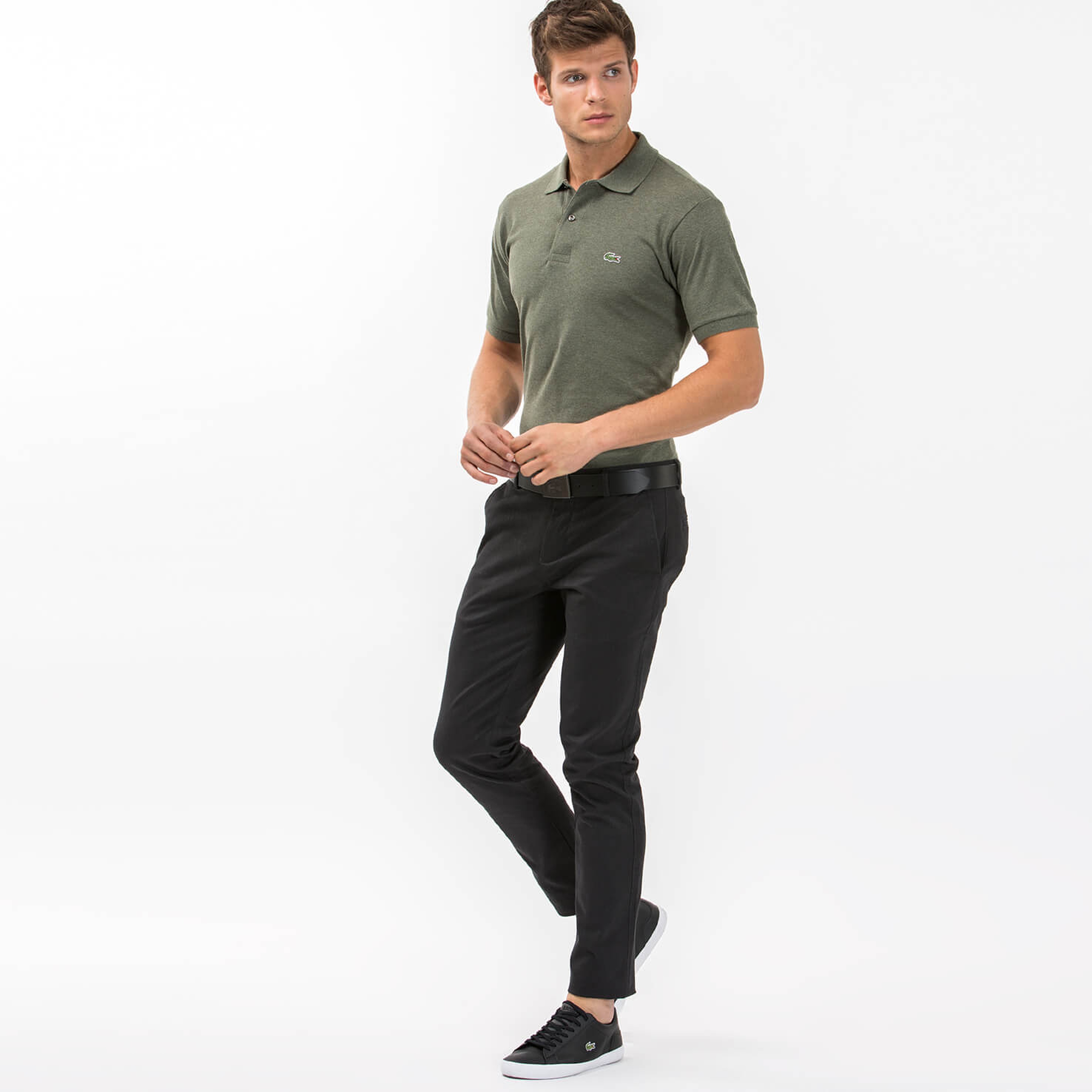 Lacoste Erkek Slim Fit Siyah Pantolon