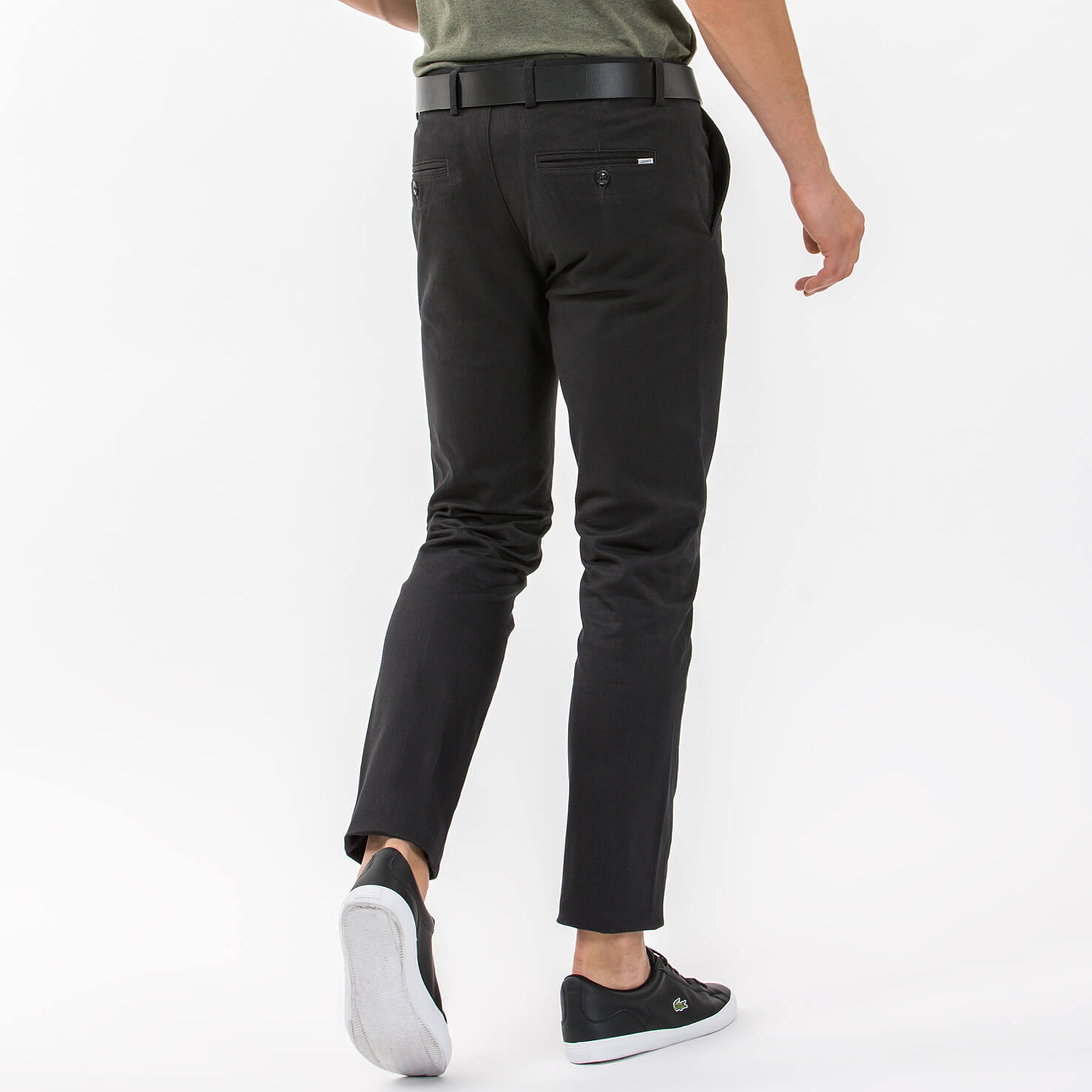Lacoste Erkek Slim Fit Siyah Pantolon