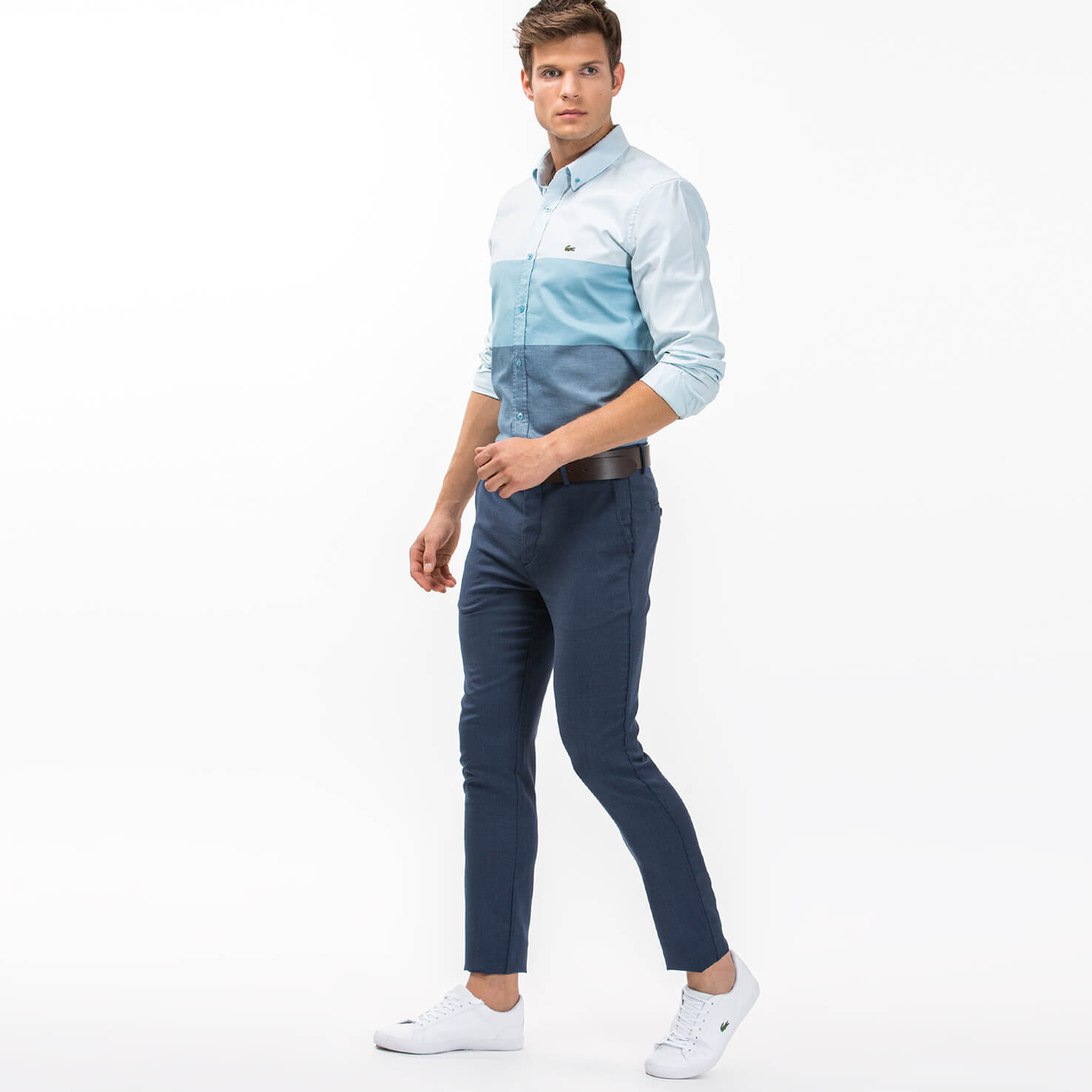 Lacoste Erkek Slim Fit Lacivert Pantolon