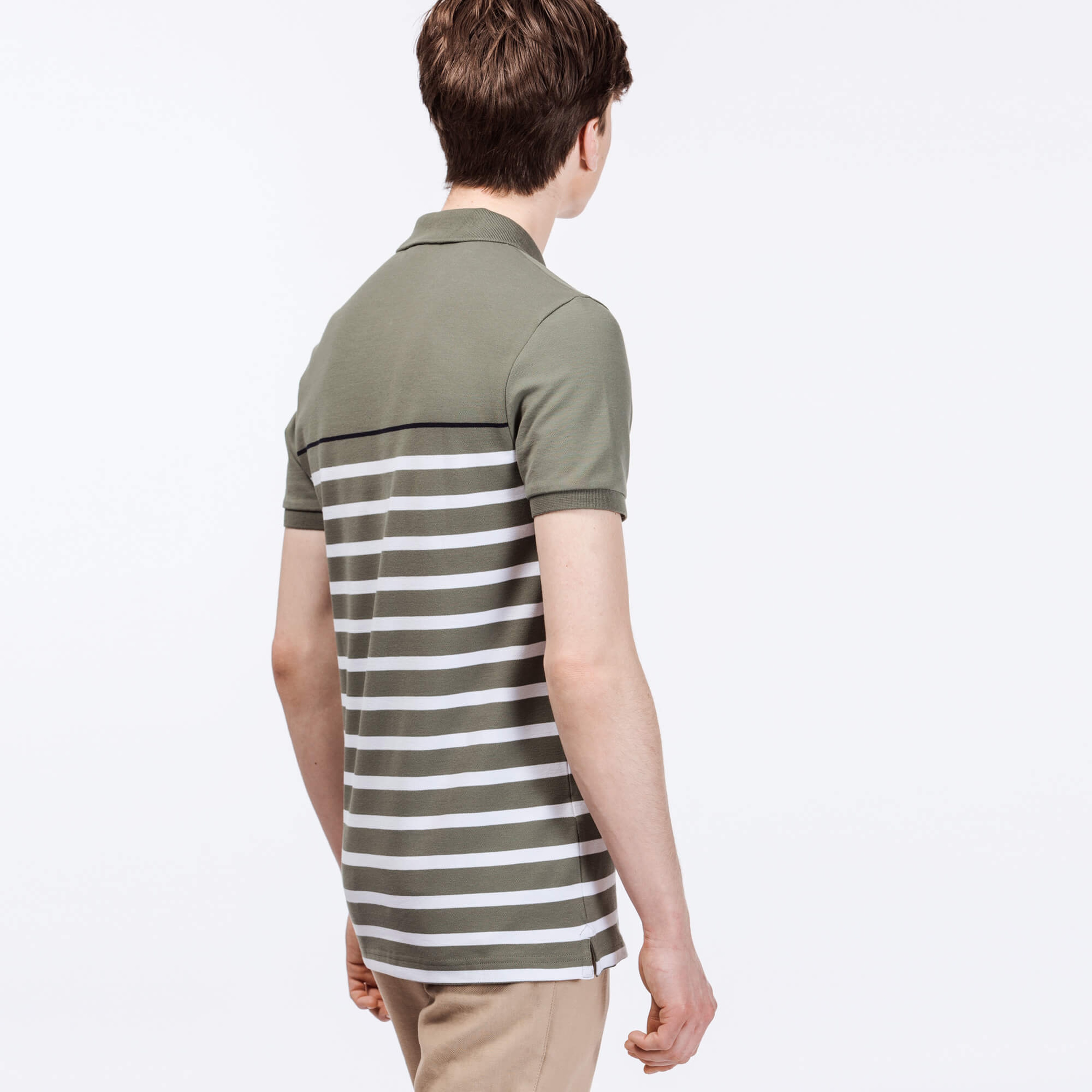 Lacoste Erkek Yeşil Slim Fit Kısa Kollu Polo