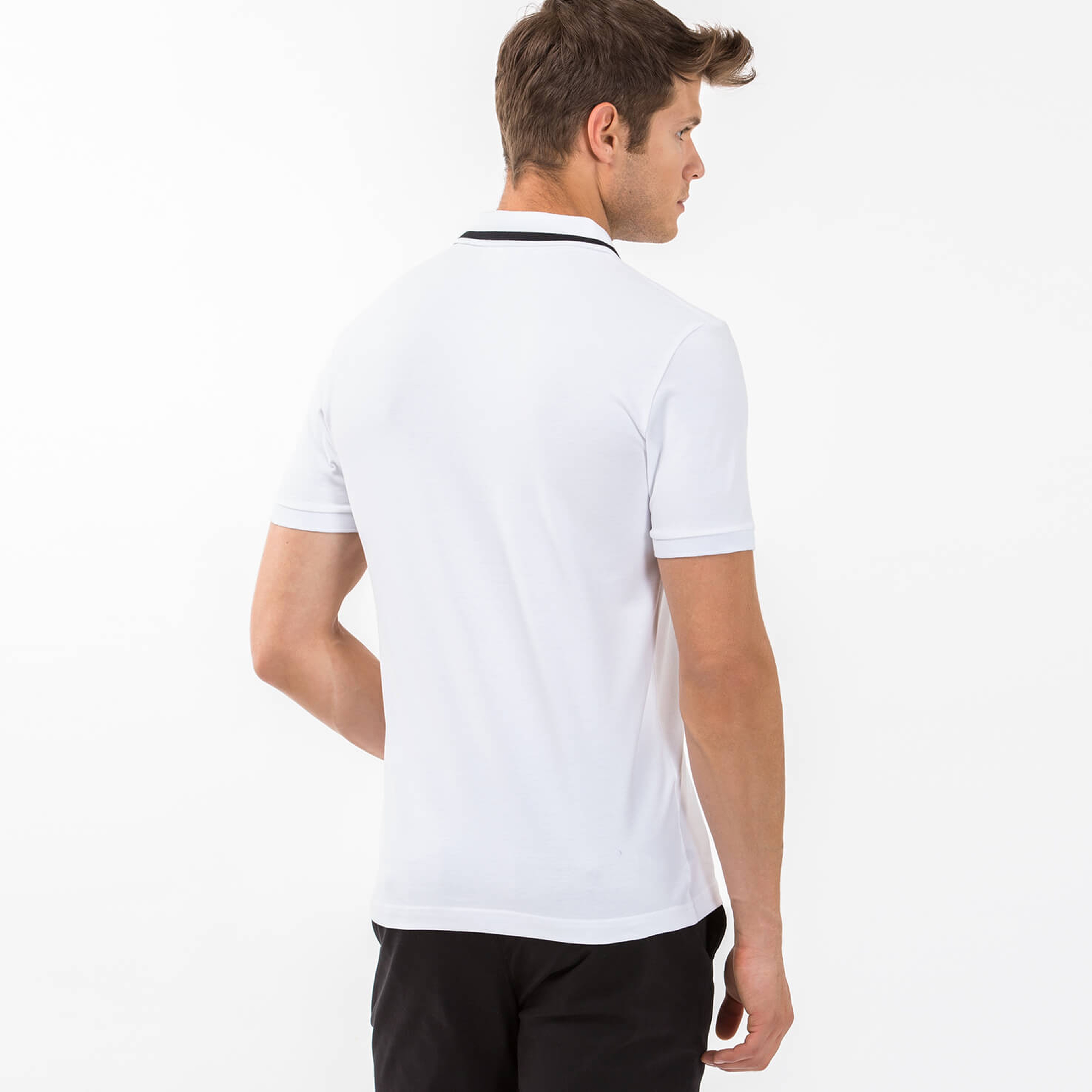 Lacoste Erkek Beyaz Slim Fit Polo