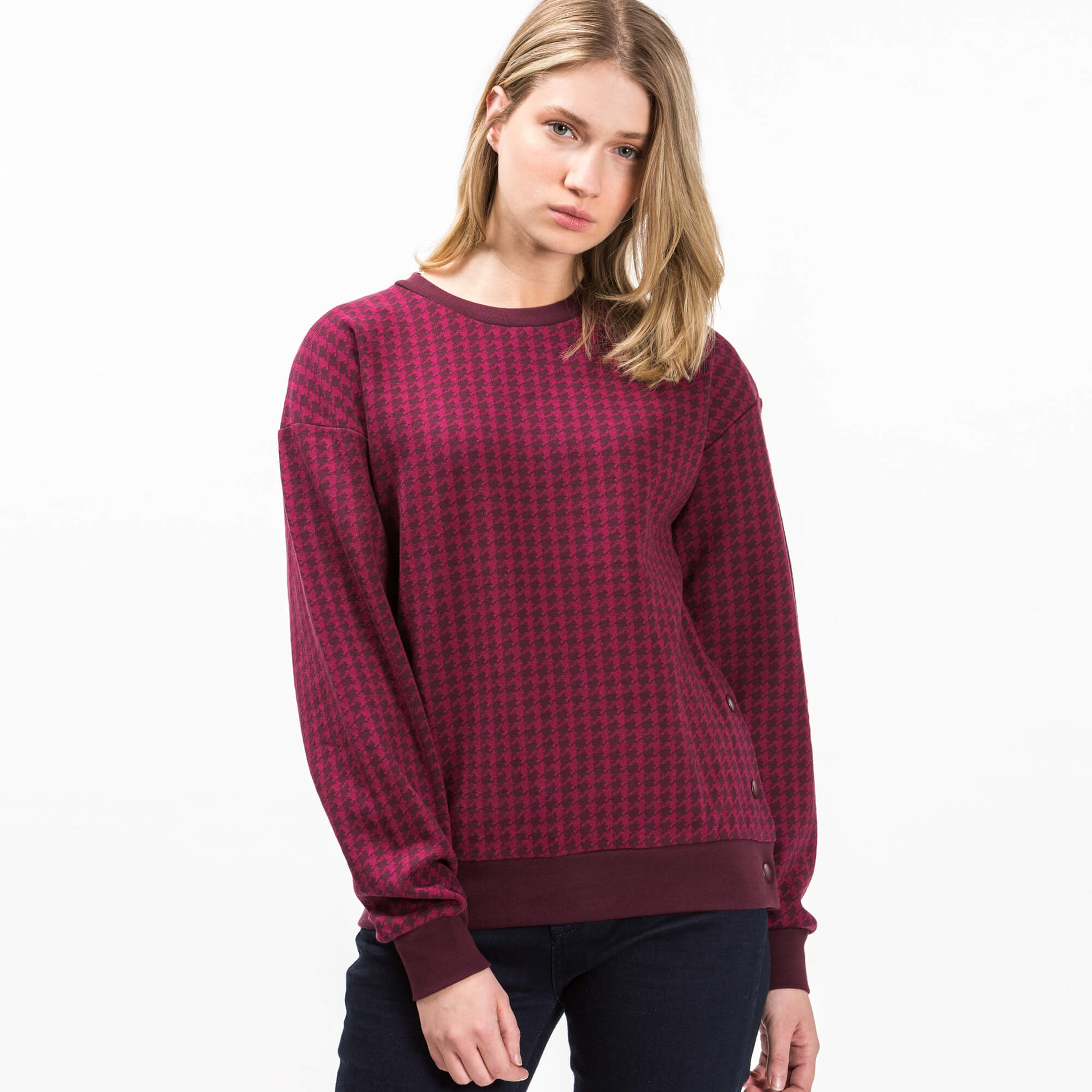 Lacoste Kadın Bordo Sweatshirt