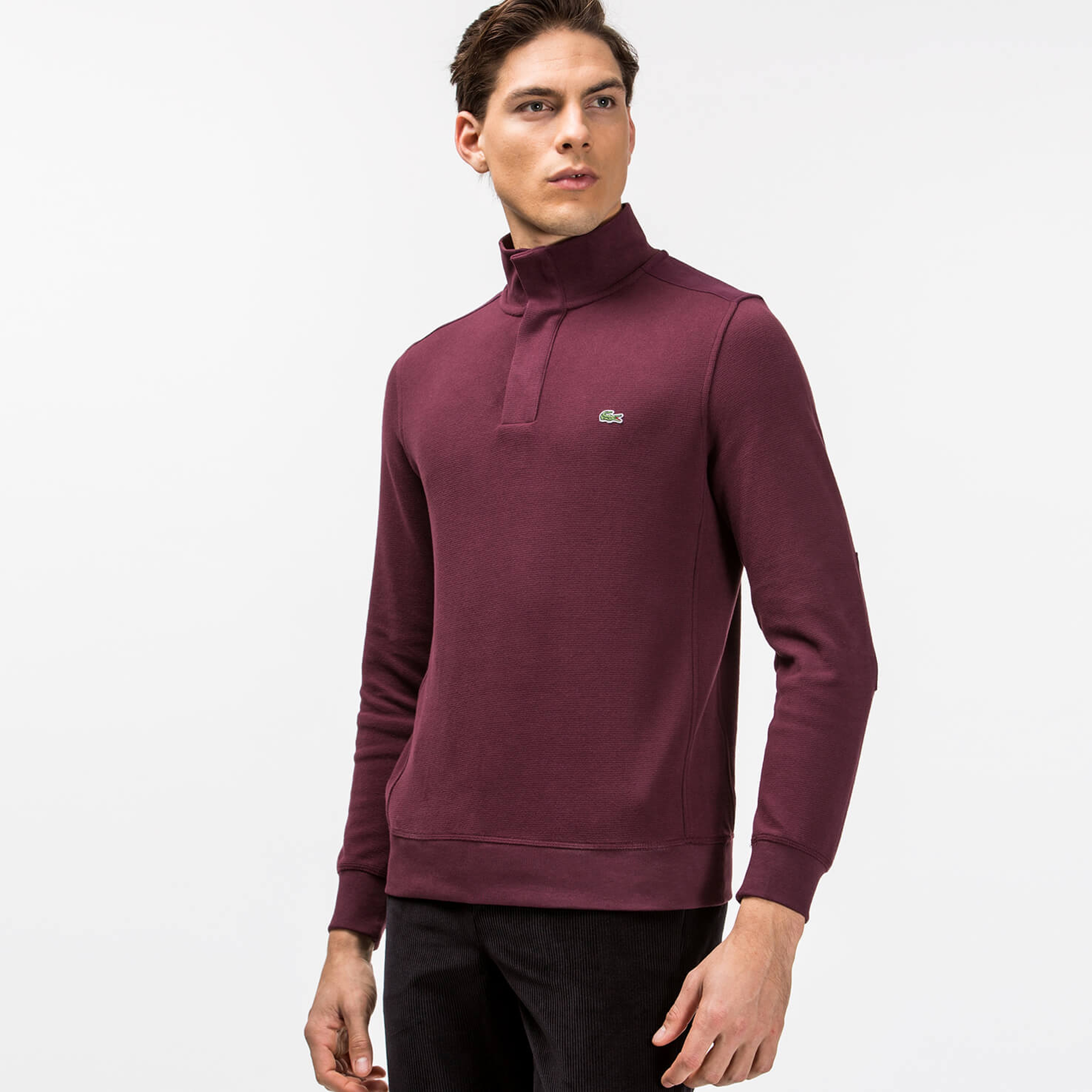 Lacoste Erkek Bordo Sweatshirt