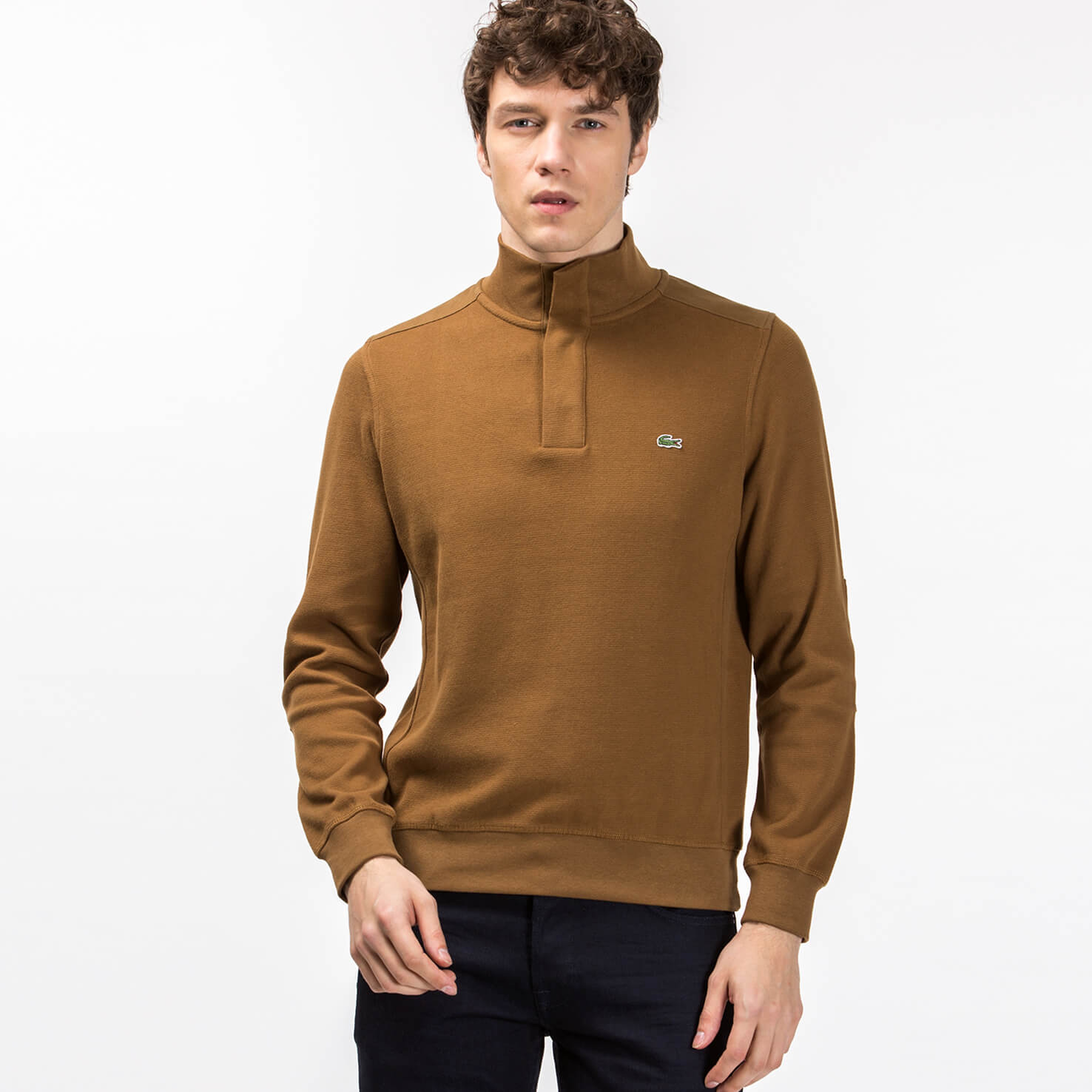Lacoste Erkek Kahverengi Sweatshirt