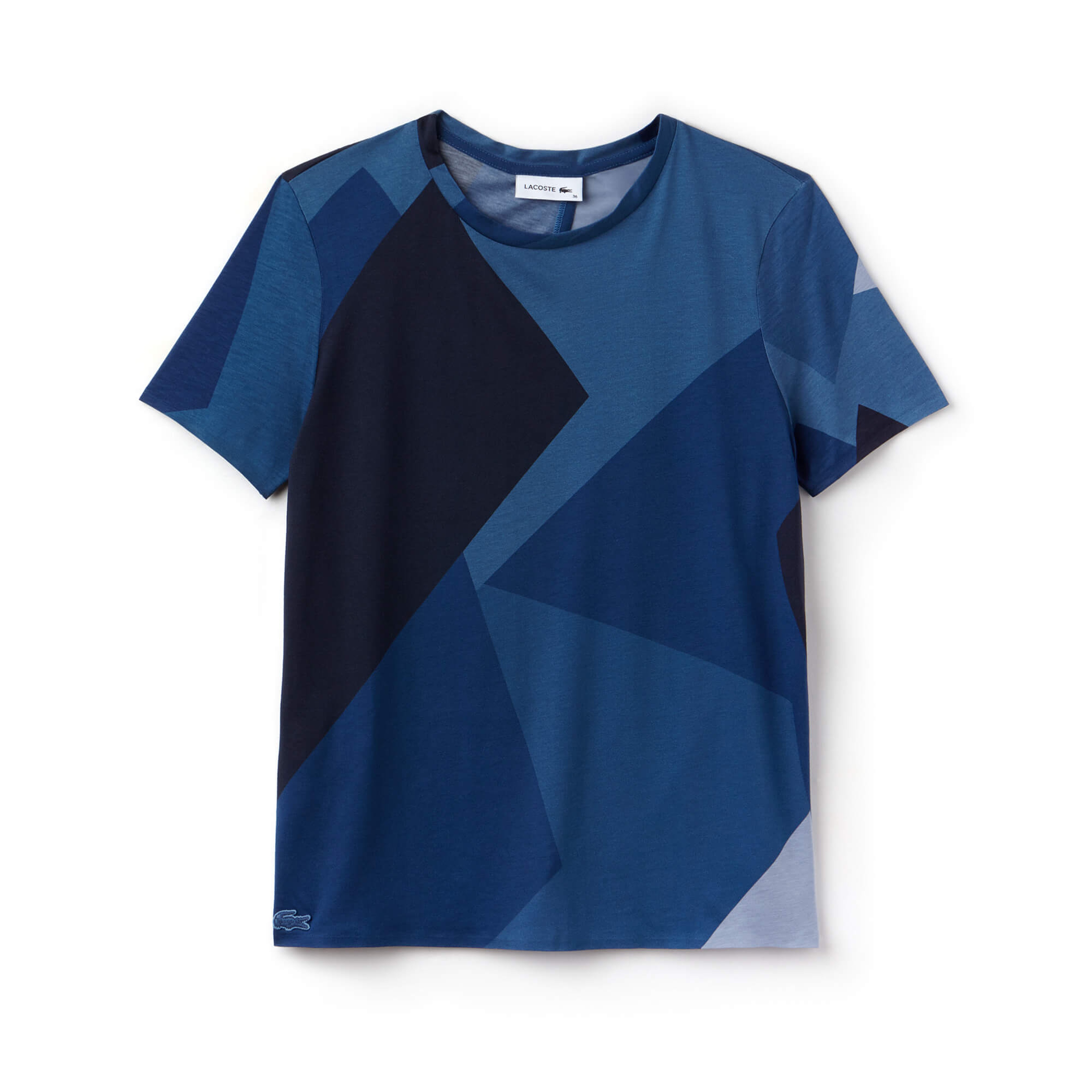 Lacoste Kadın Mavi Arkası Açık T-Shirt