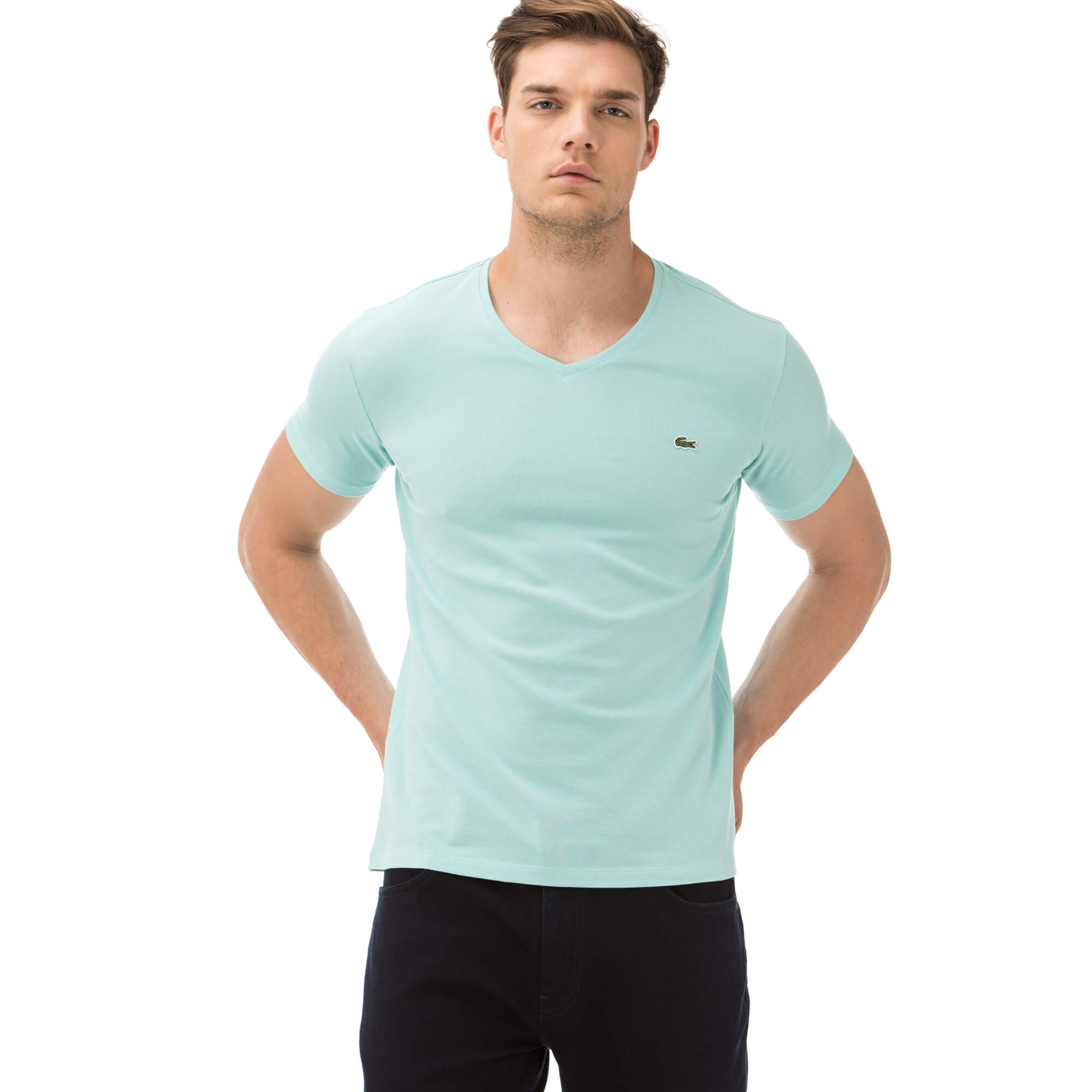 Lacoste Erkek Mavi T-Shirt