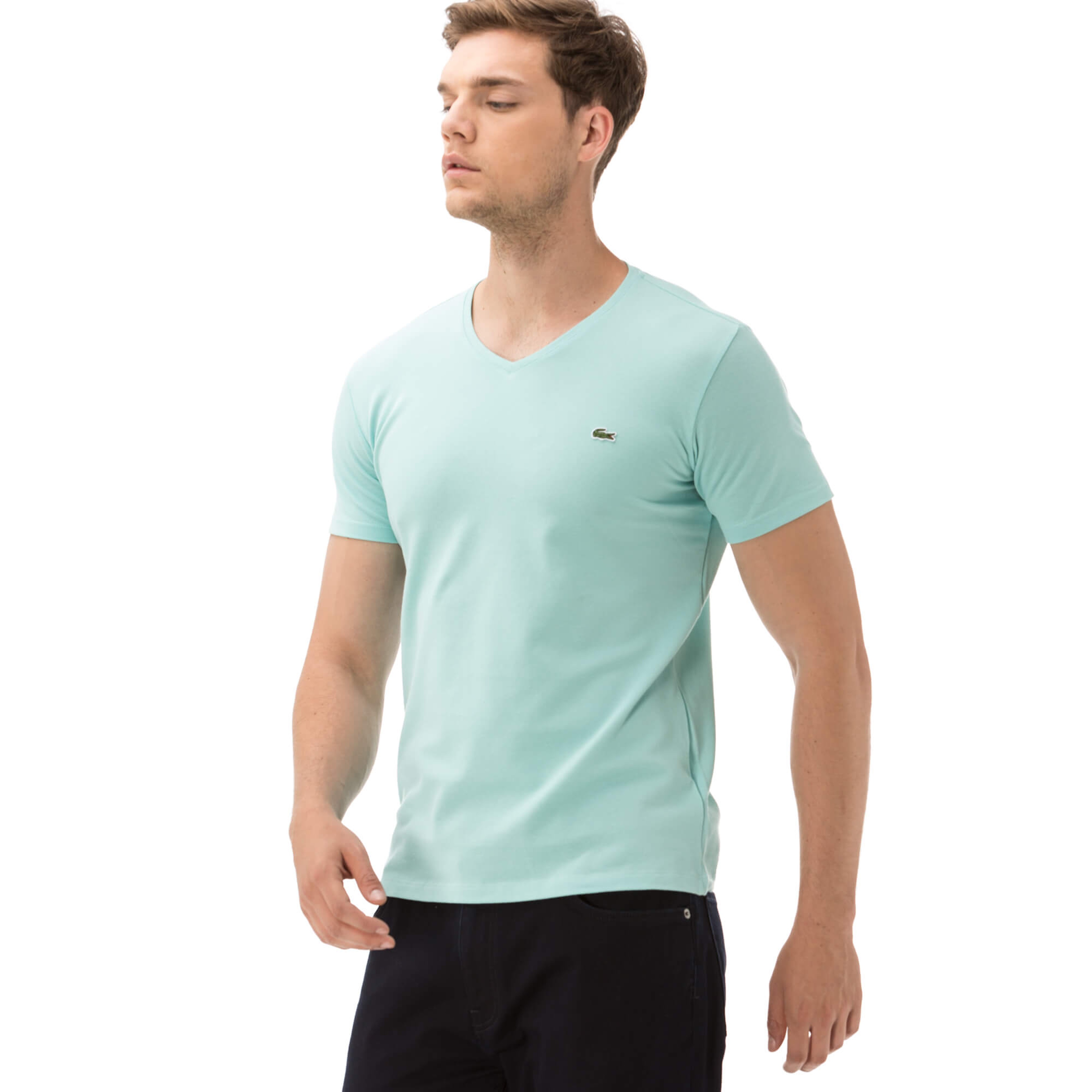 Lacoste Erkek Mavi T-Shirt