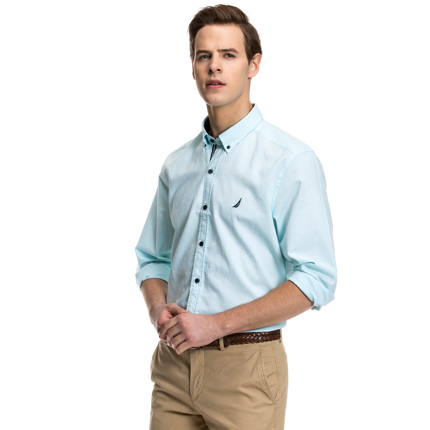 Nautica Erkek Mavi Gömlek