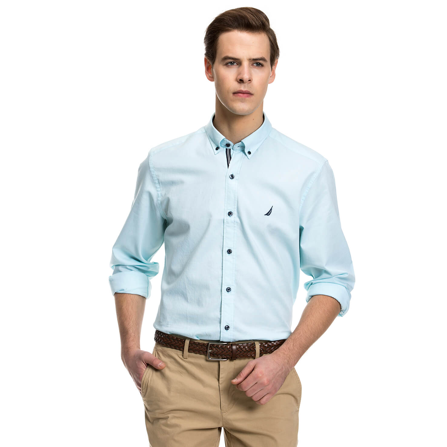 Nautica Erkek Mavi Gömlek