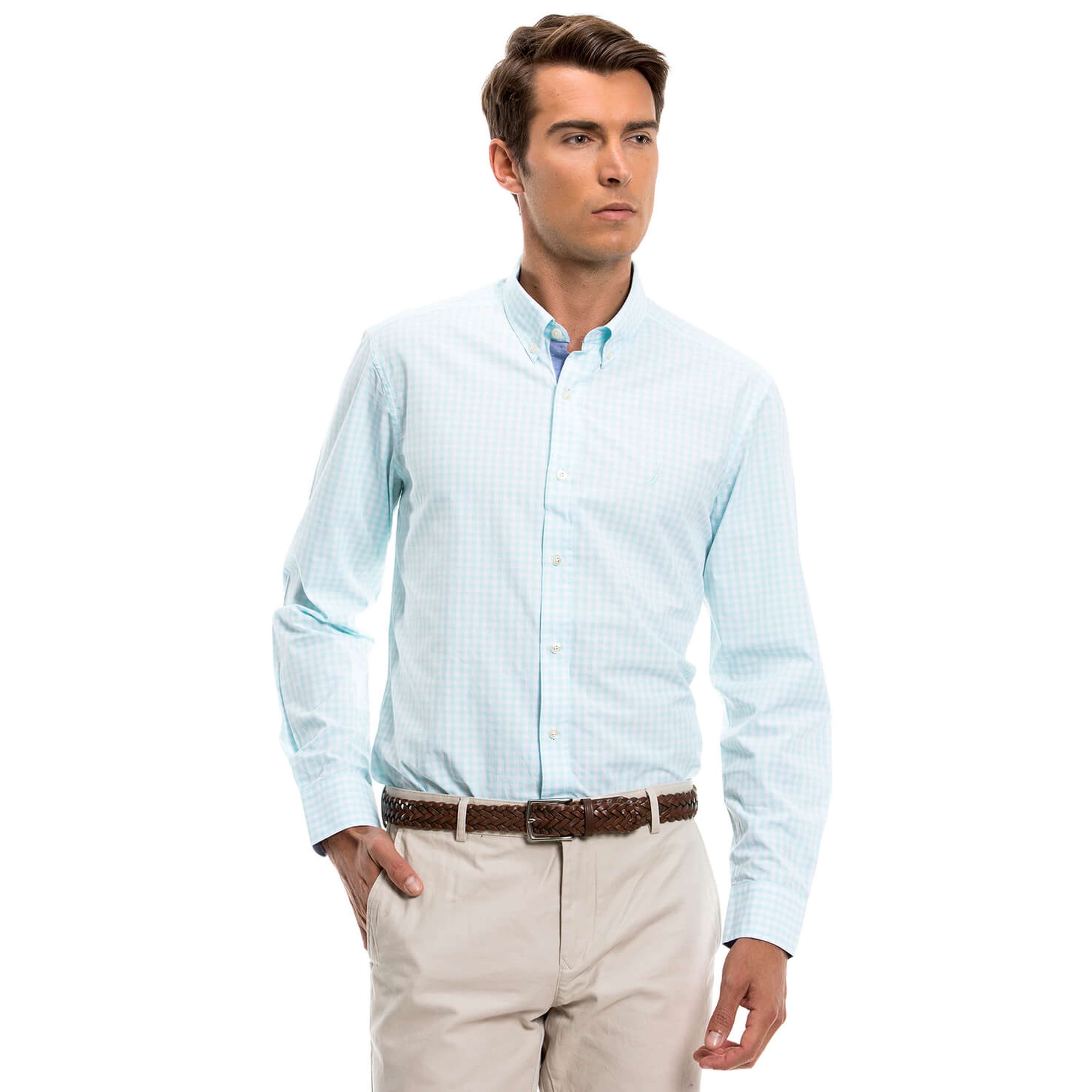 Nautica Erkek Mavi Gömlek