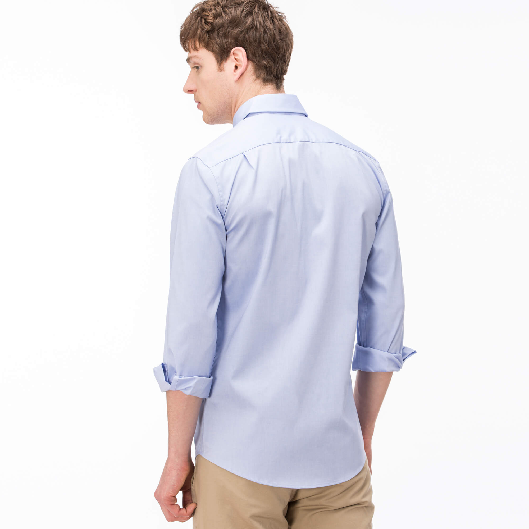 Lacoste Erkek Mavi Slim Gömlek