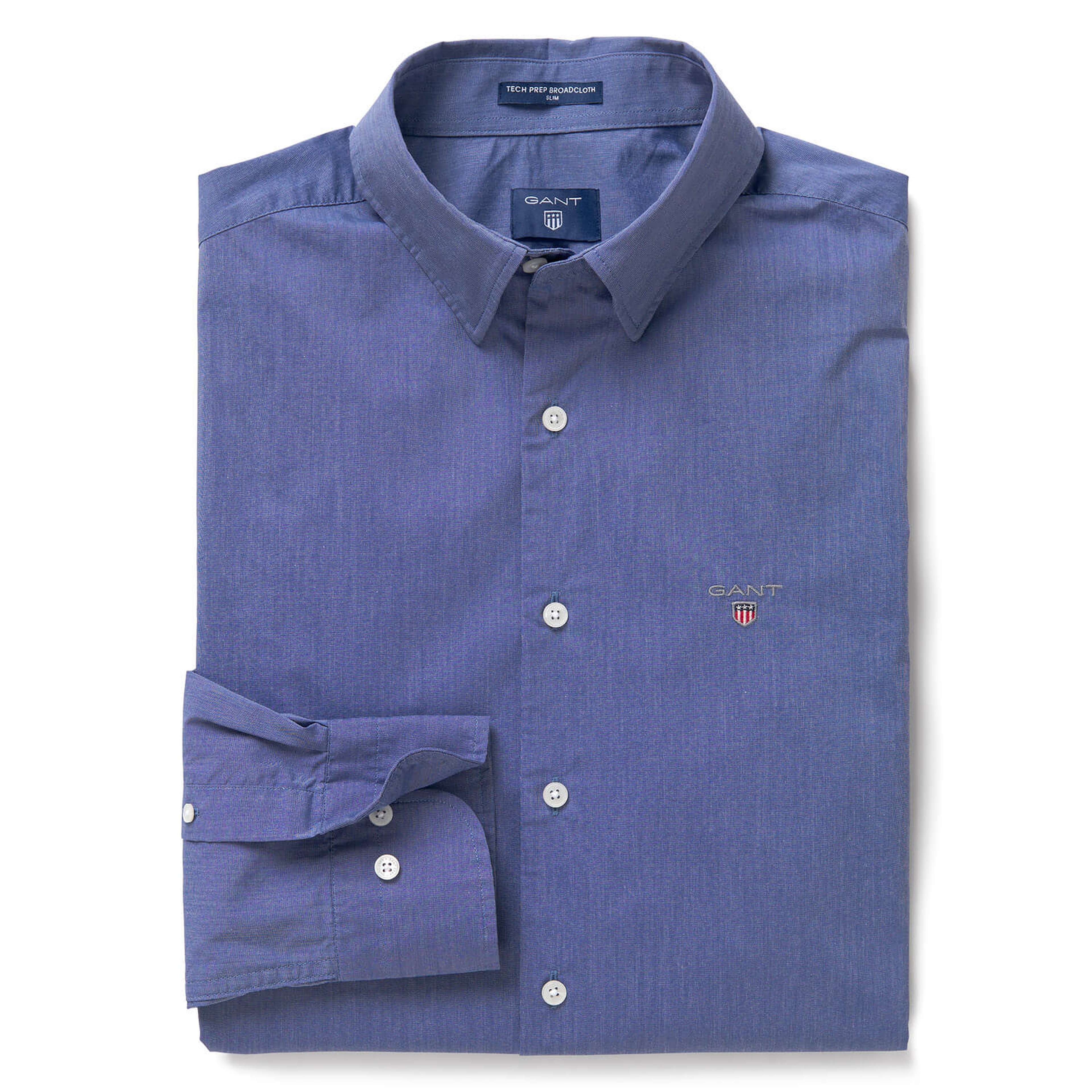 Gant Erkek Lacivert Uzun Kollu Slim Fit Gömlek