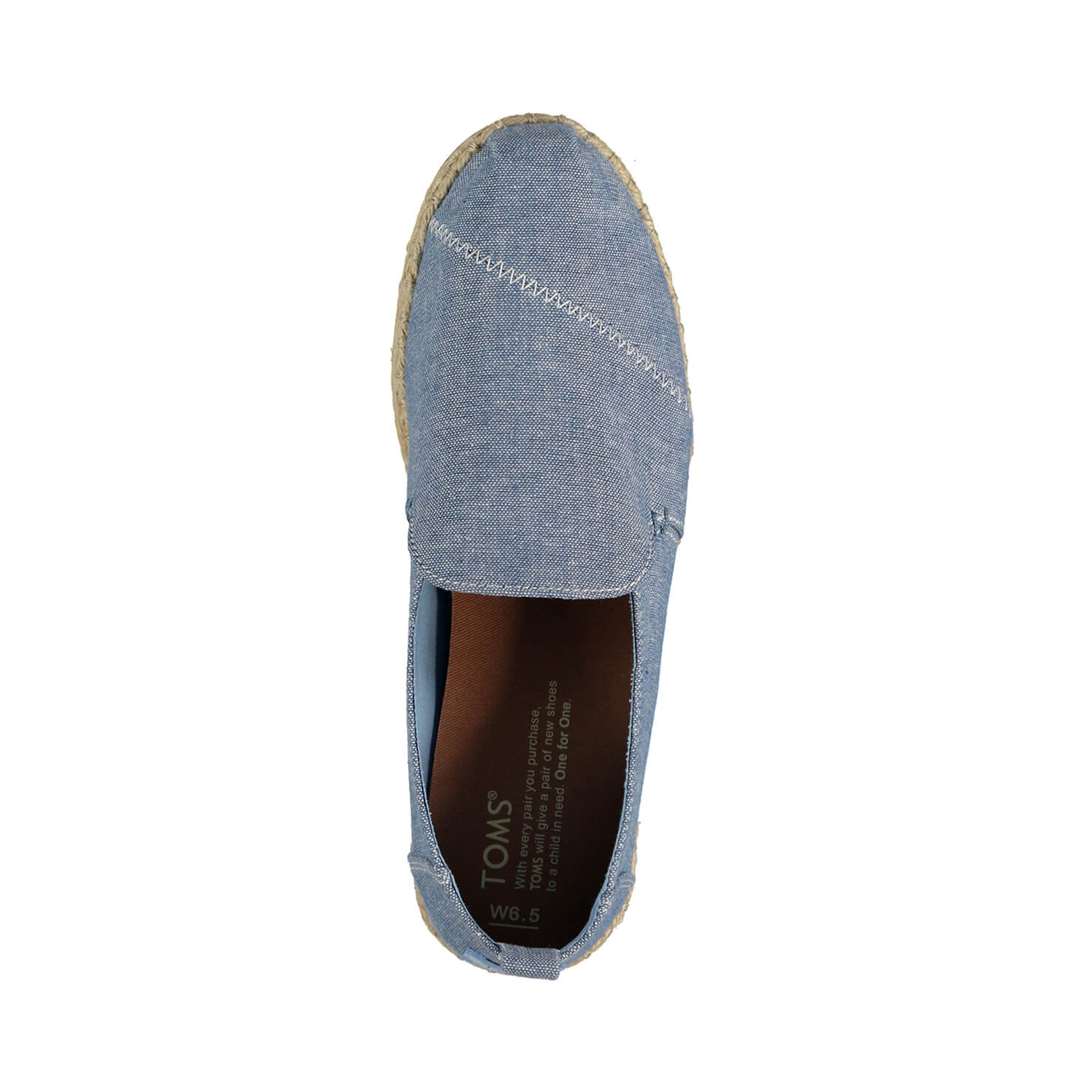 Toms Deconstructed Alpargata Kadın Mavi Espadril
