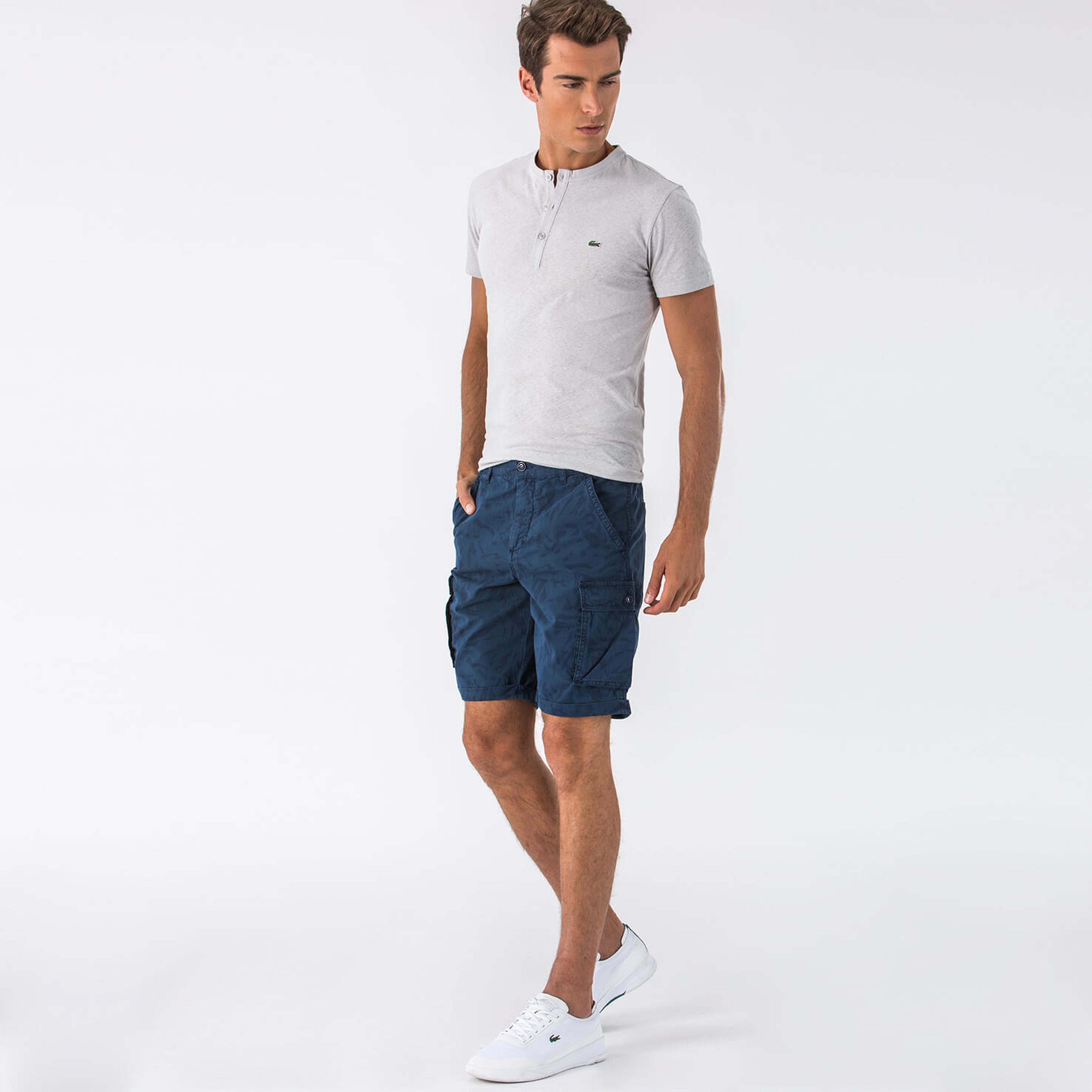 Lacoste Erkek Lacivert Şort