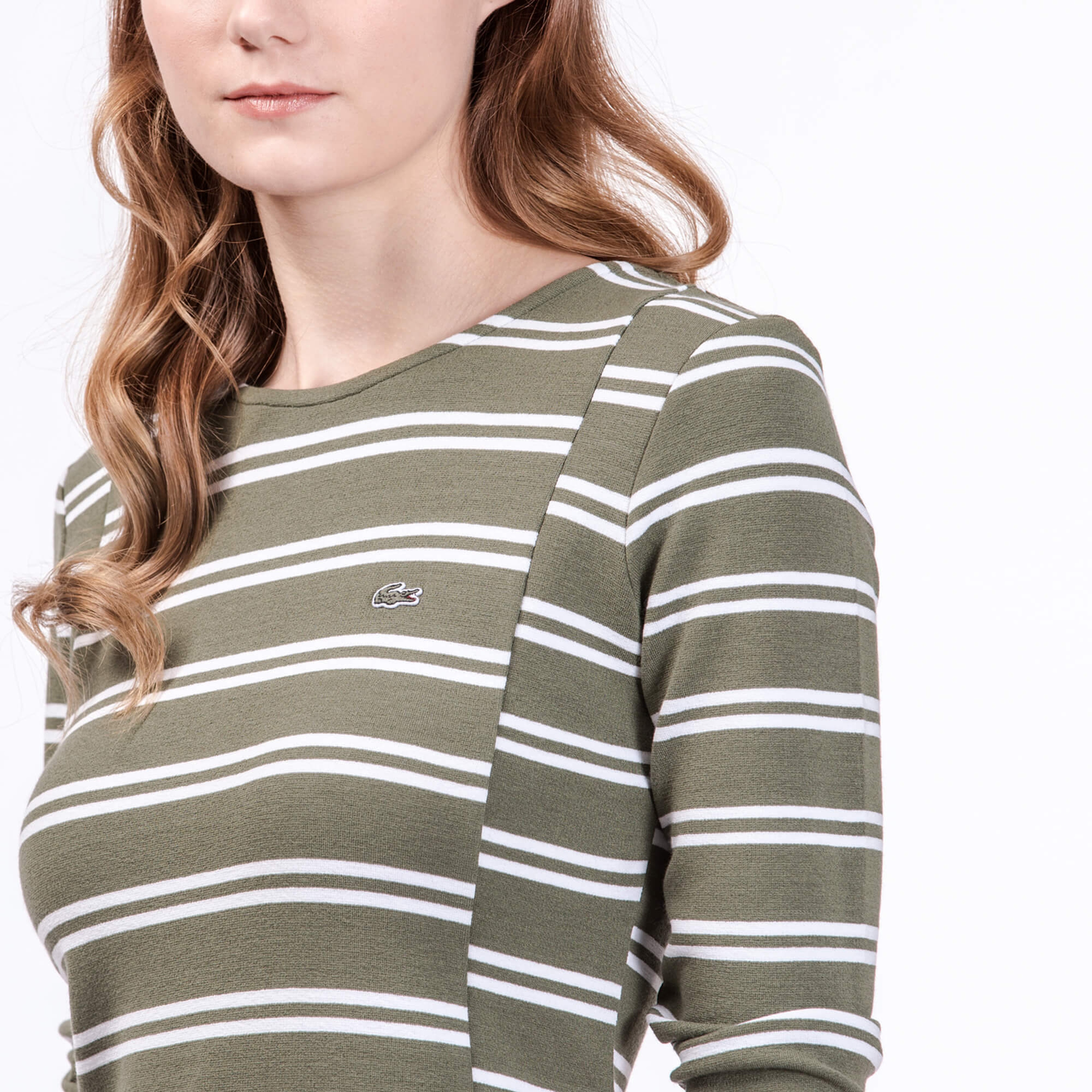 Lacoste Kadın Regular Fit Yeşil Elbise