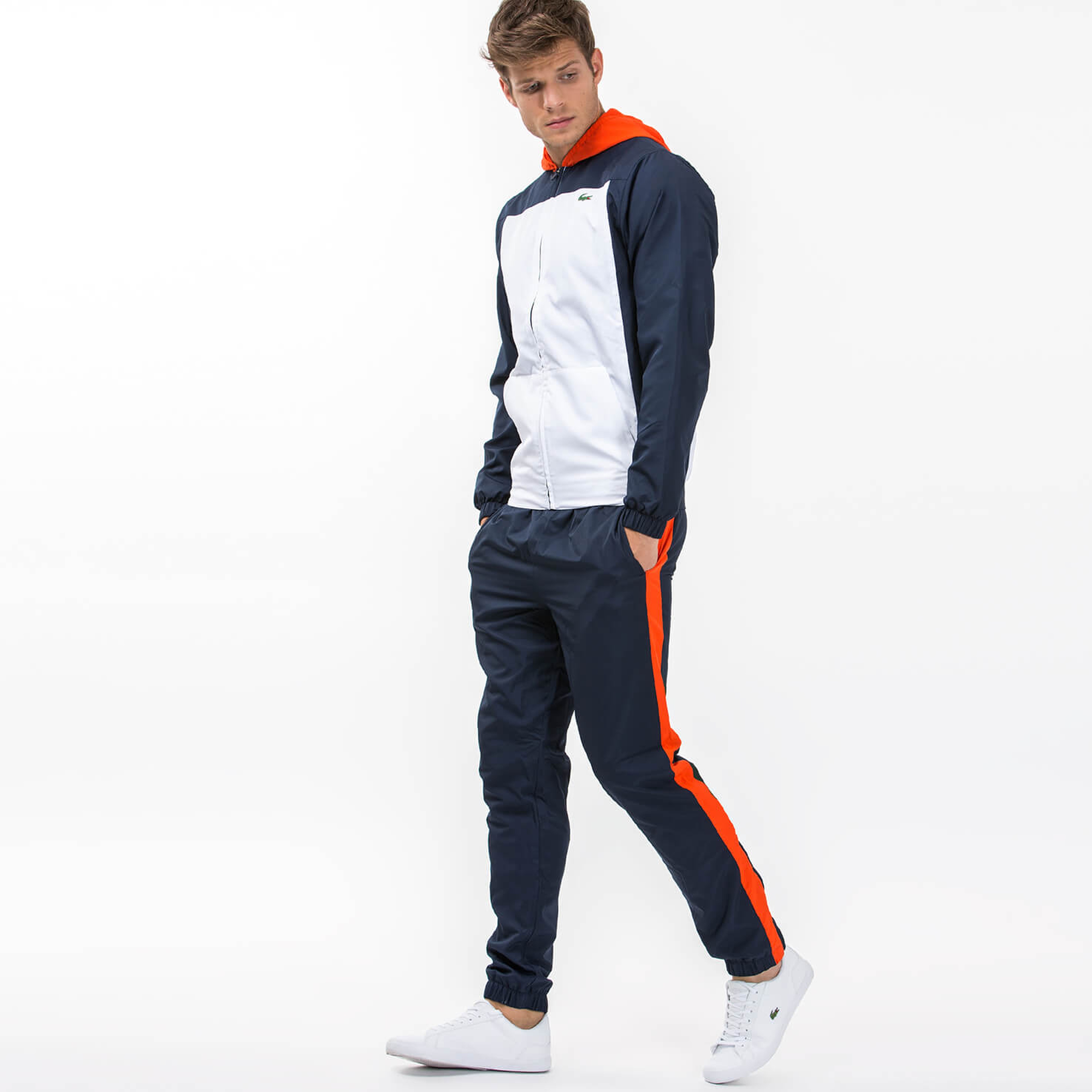 Lacoste Erkek Beyaz Eşofman Takımı