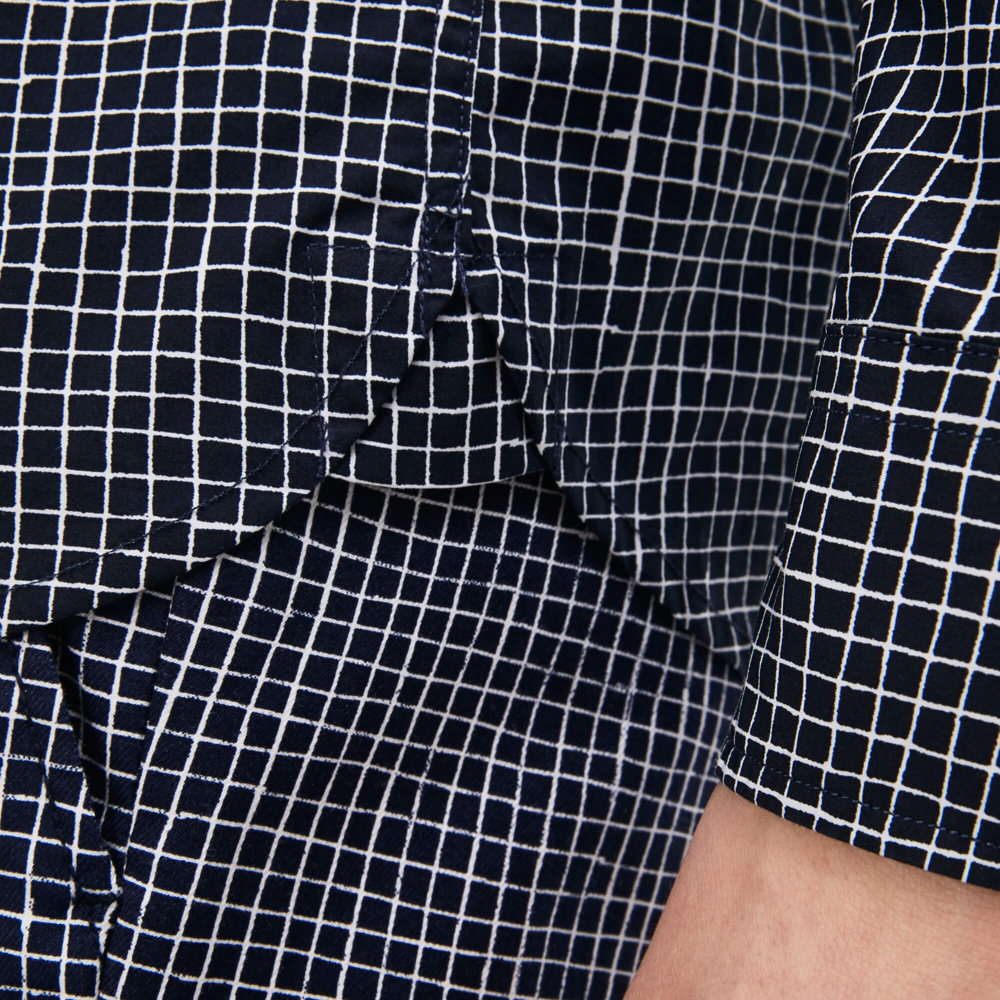 Lacoste Erkek Lacivert Slim Fit Uzun Kollu Gömlek