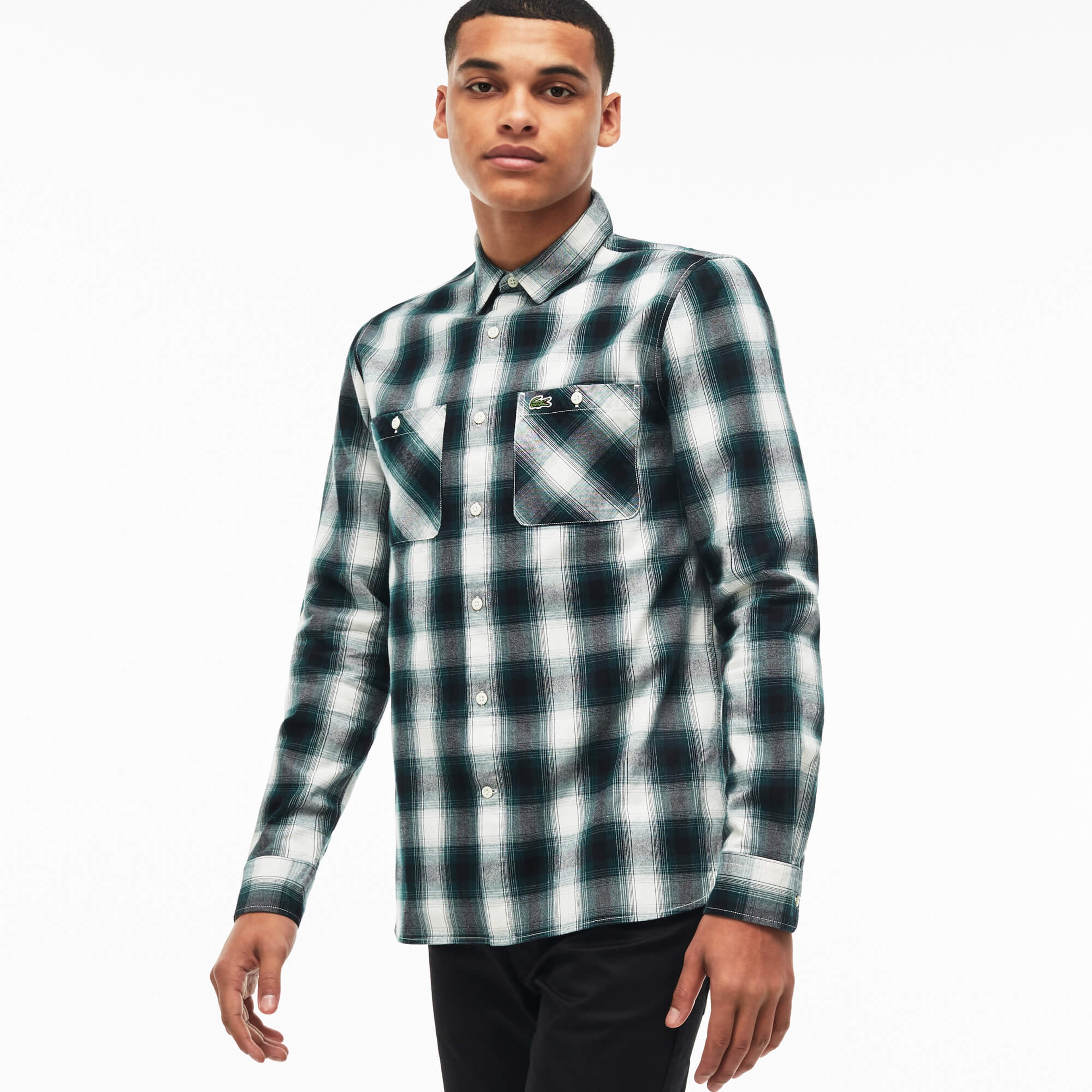 Lacoste Erkek Yeşil Uzun Kollu Gömlek