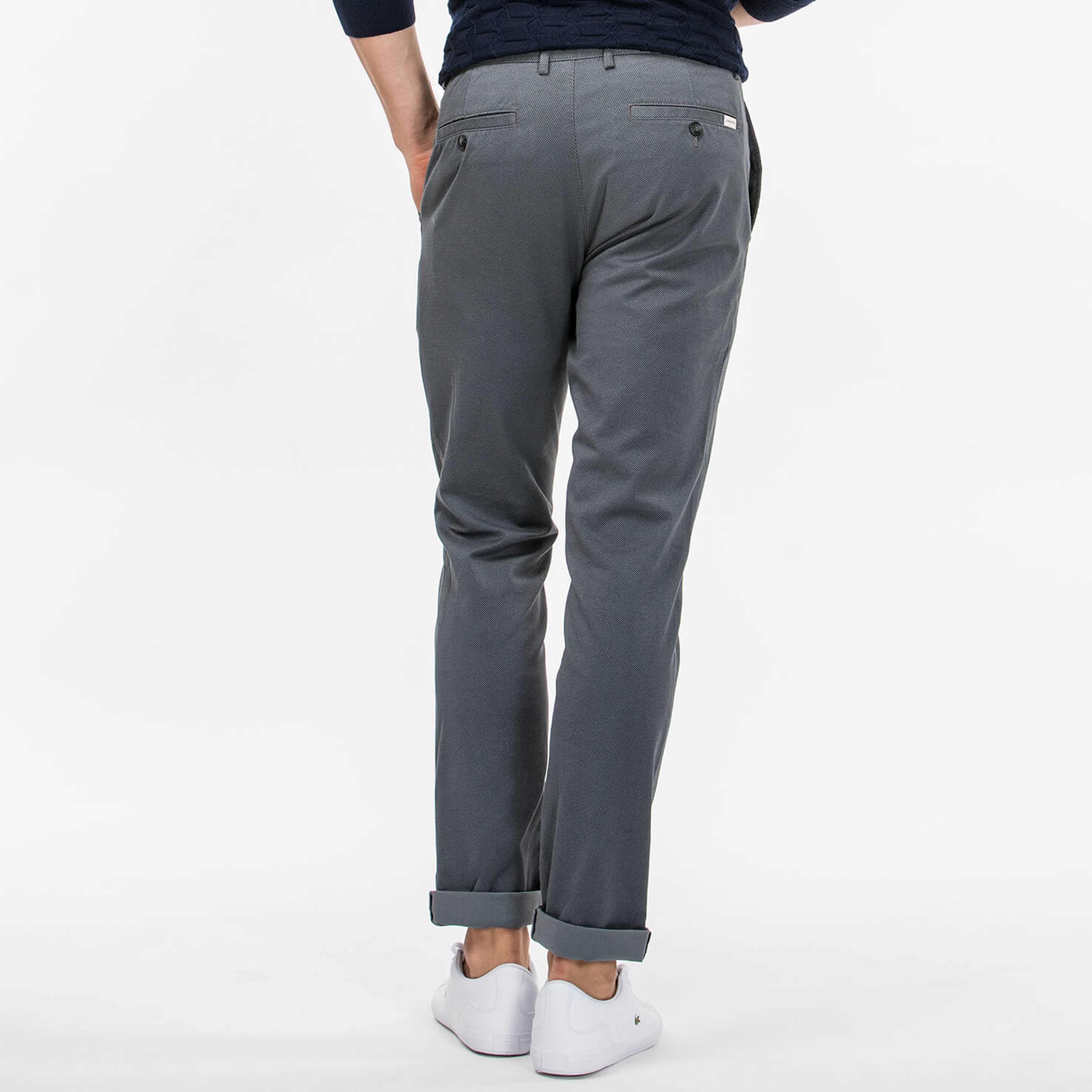 Lacoste Erkek Slim Fit Mavi Pantolon