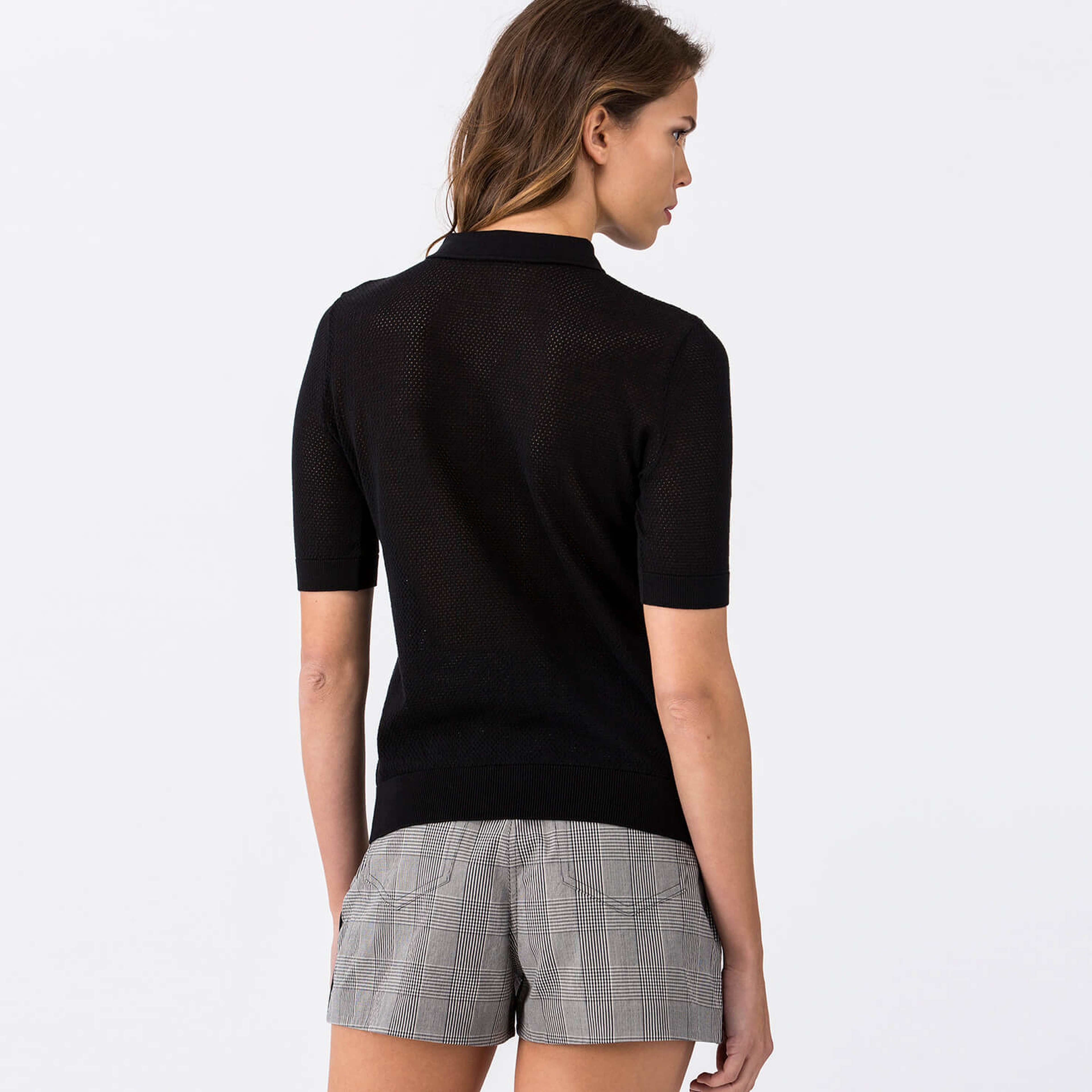 Lacoste Kadın Uzun Kollu Siyah Polo