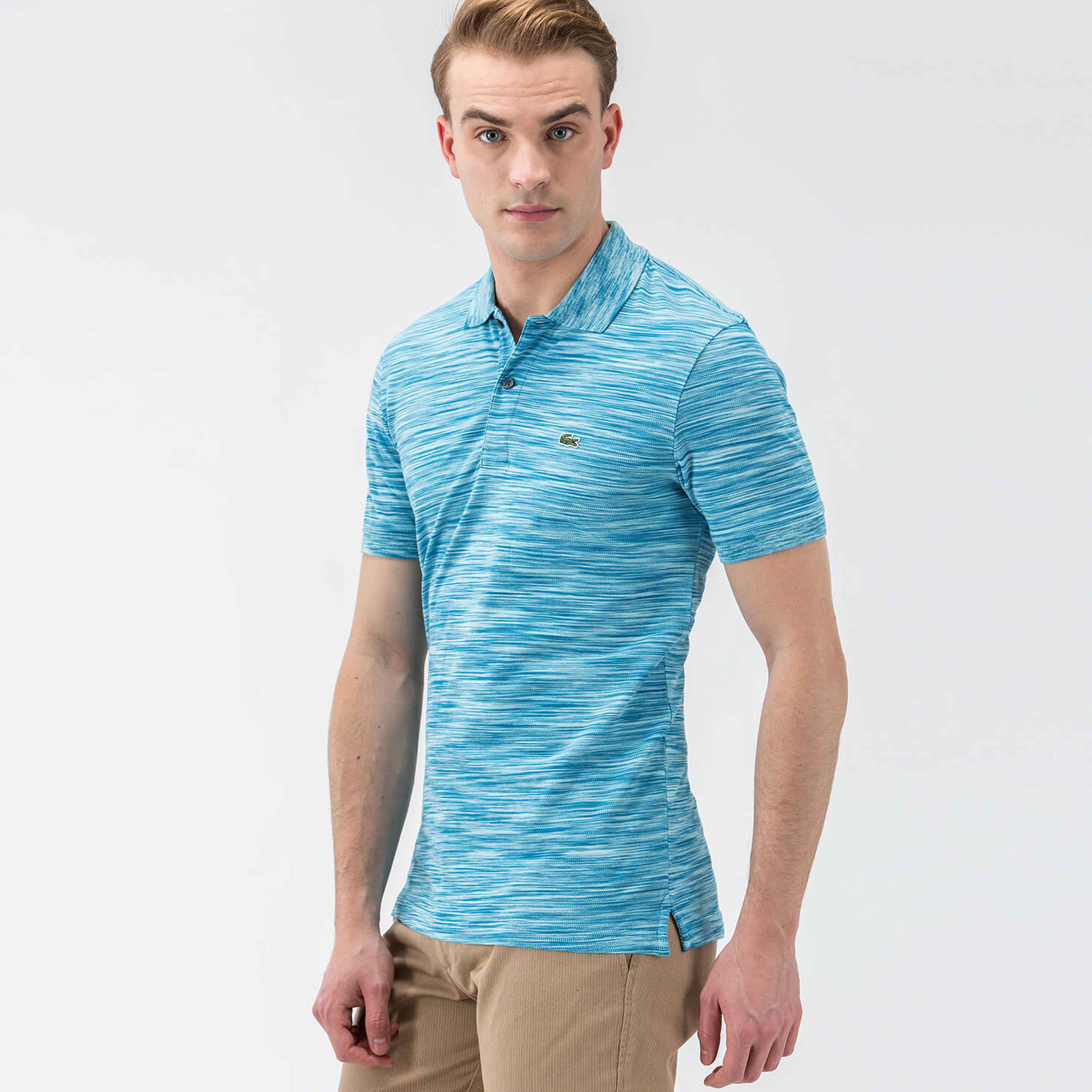 Lacoste Erkek Mavi Regular Fit Kısa Kollu Polo