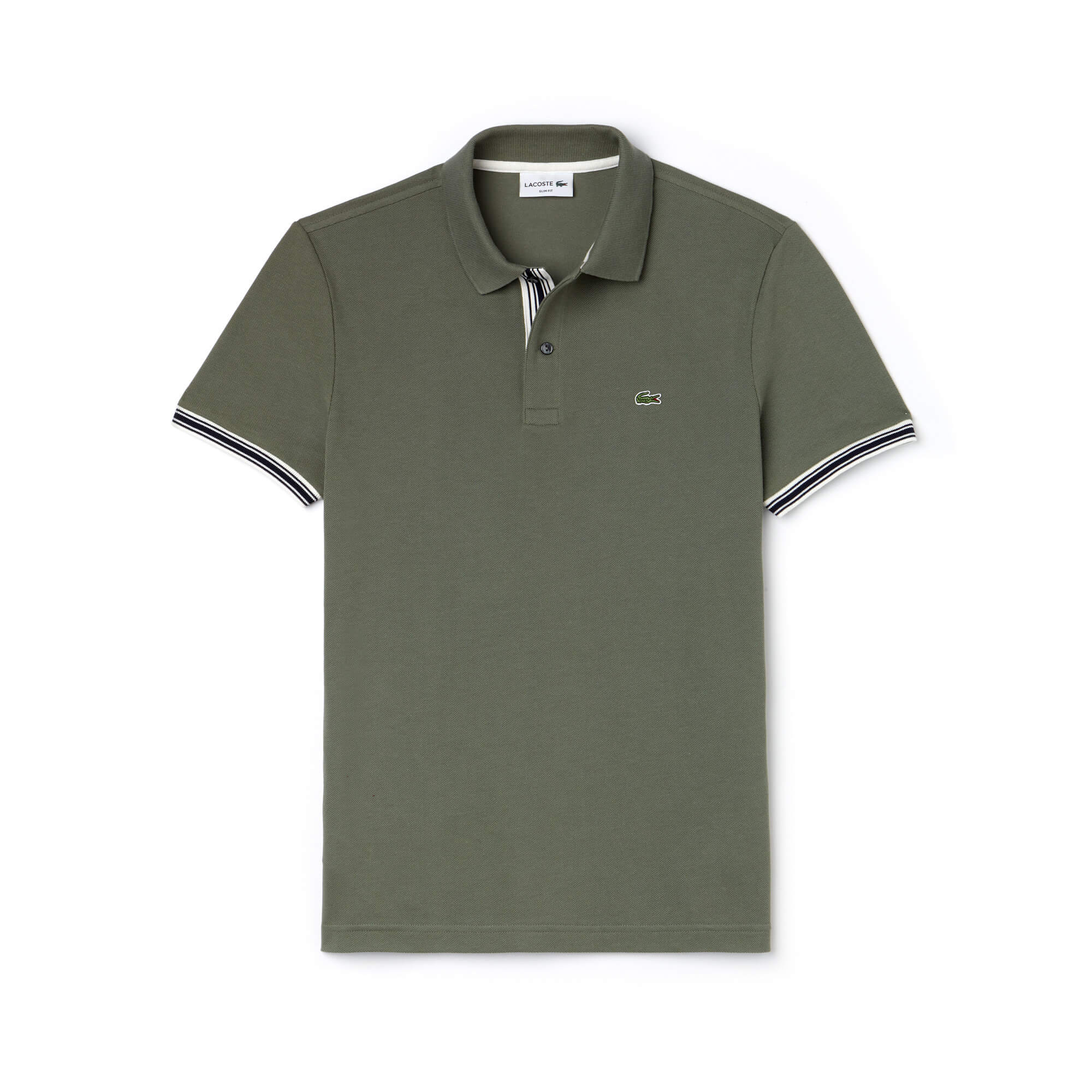 Lacoste Erkek Yeşil Slim Fit Kısa Kollu Polo
