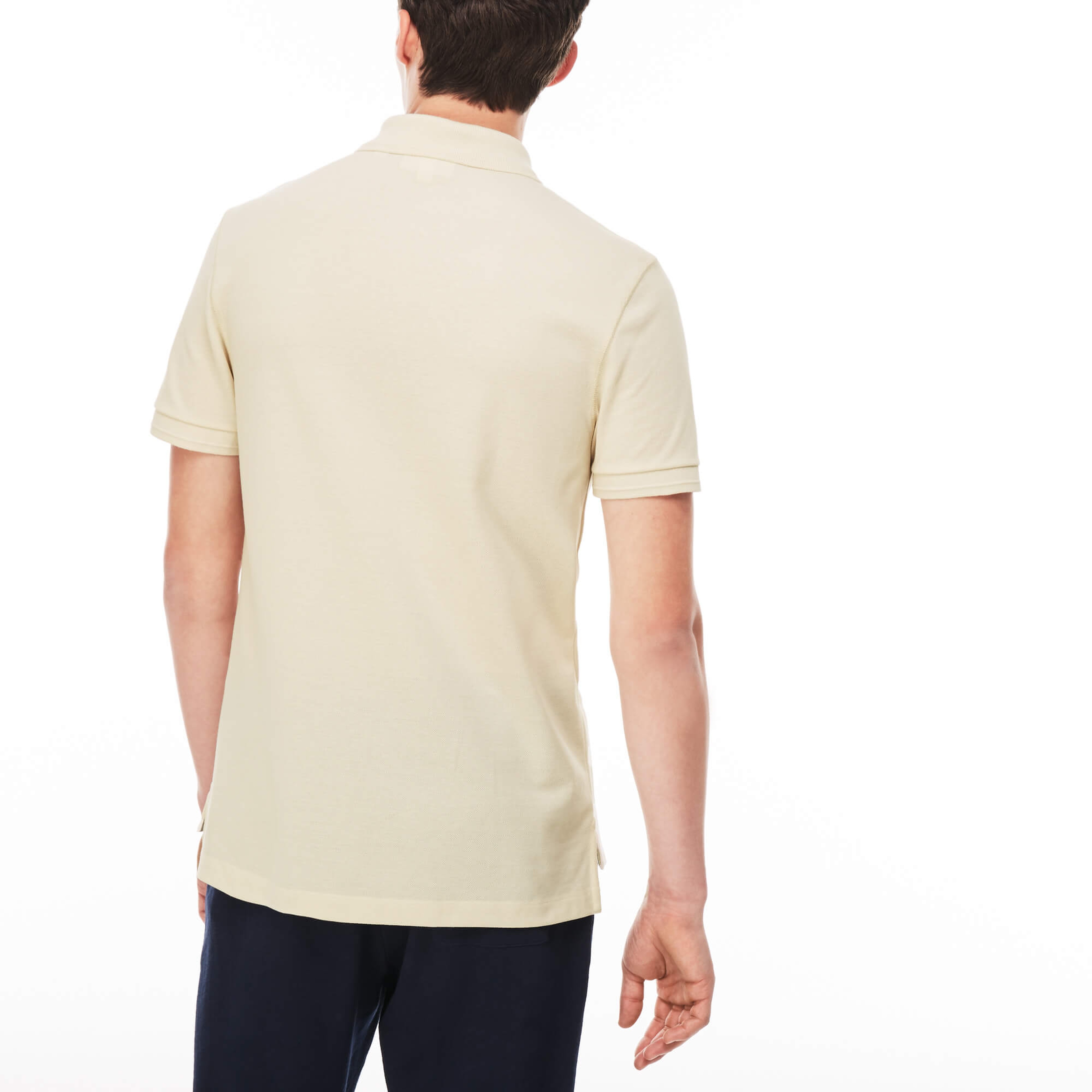 Lacoste Erkek Krem Regular Fit Kısa Kollu Polo