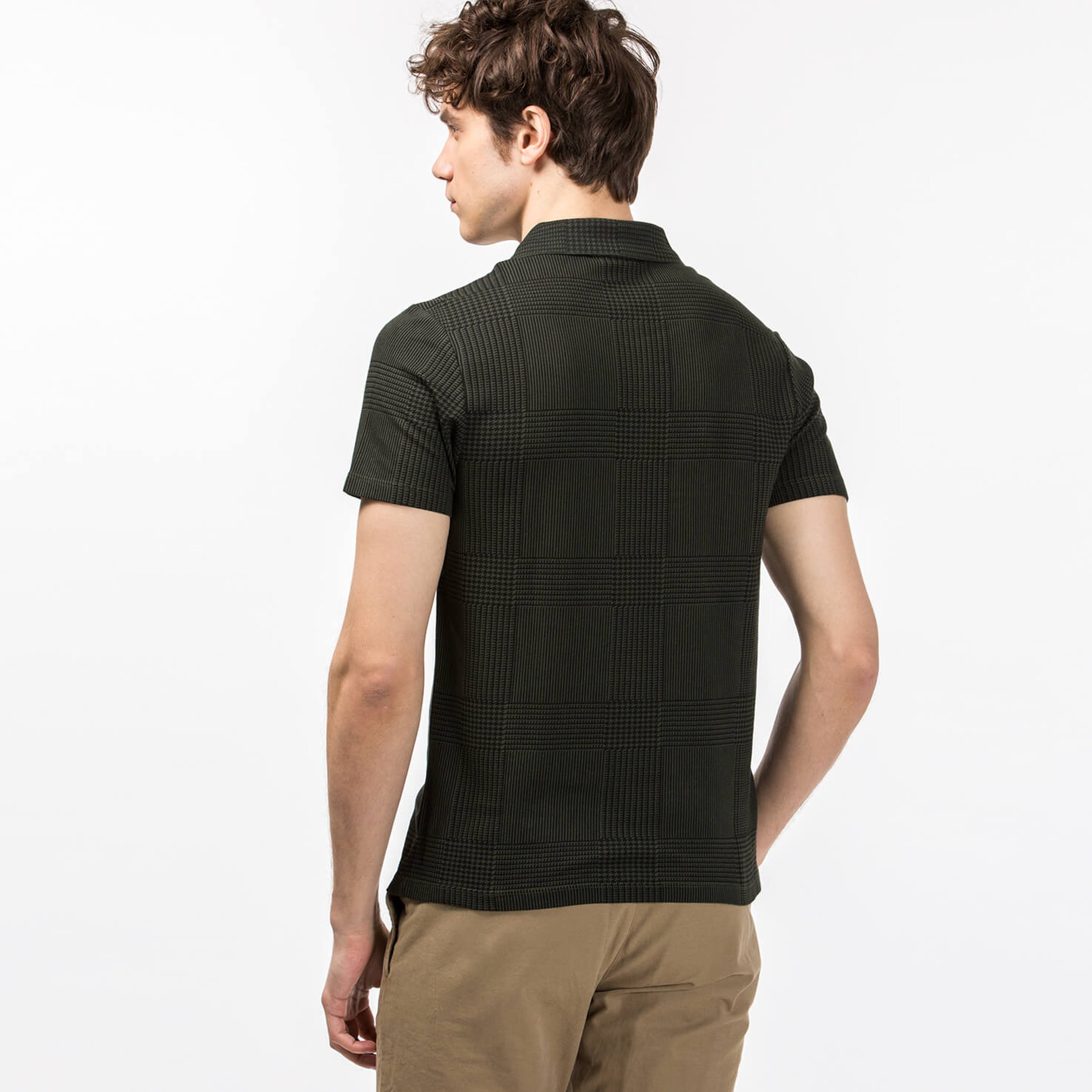 Lacoste Erkek Gri Slim Fit Polo
