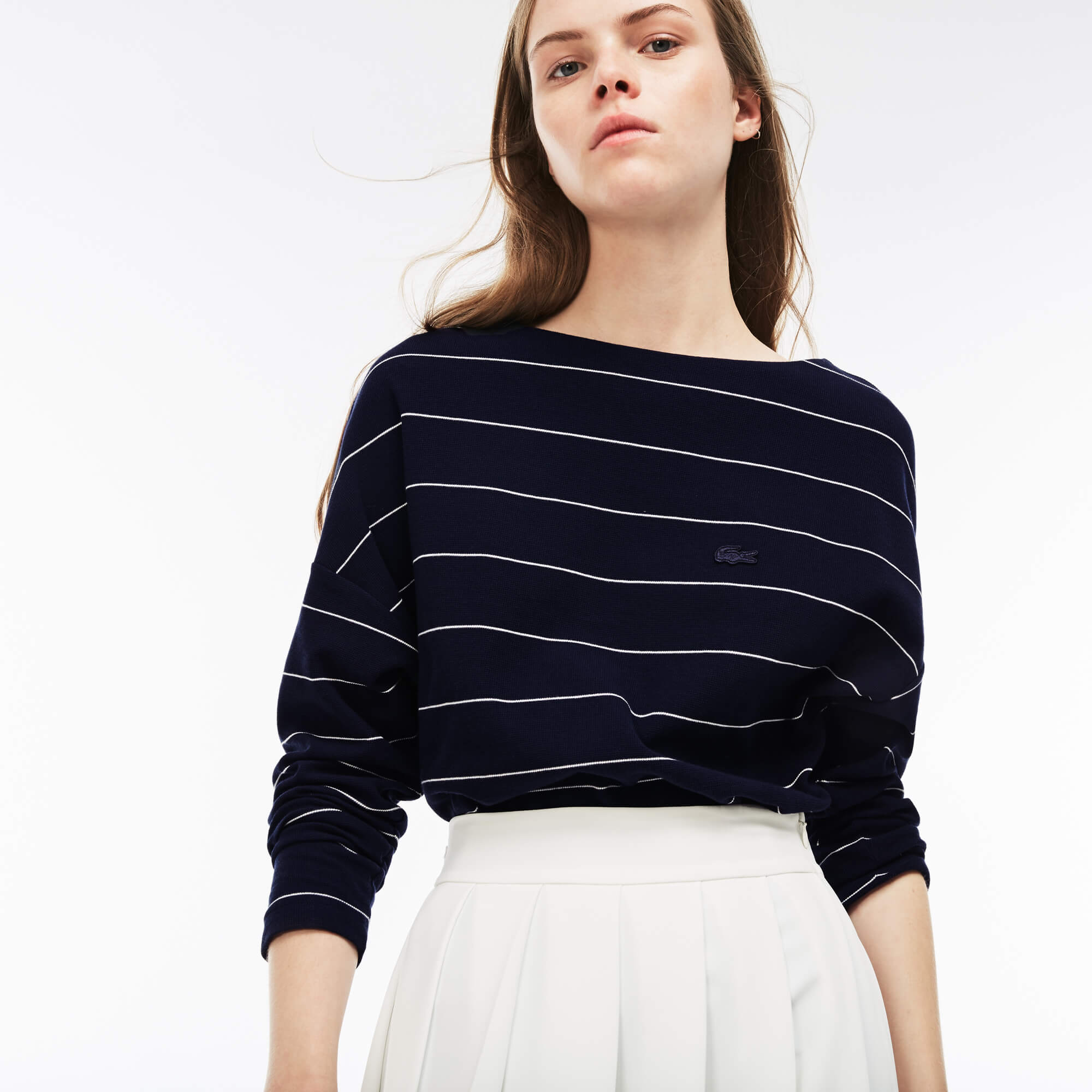 Lacoste Kadın Lacivert Sweatshirt