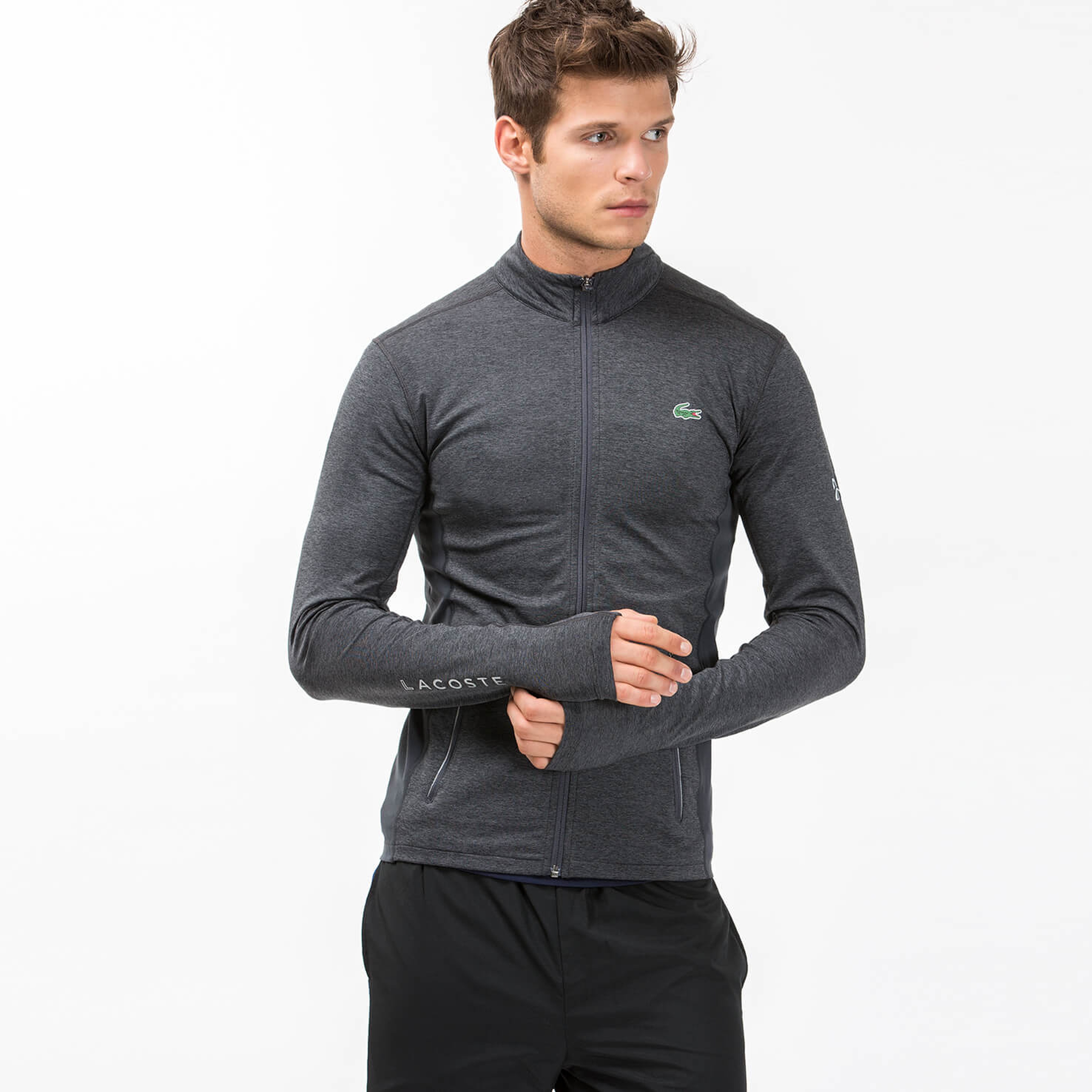 Lacoste Erkek Gri Sweatshirt