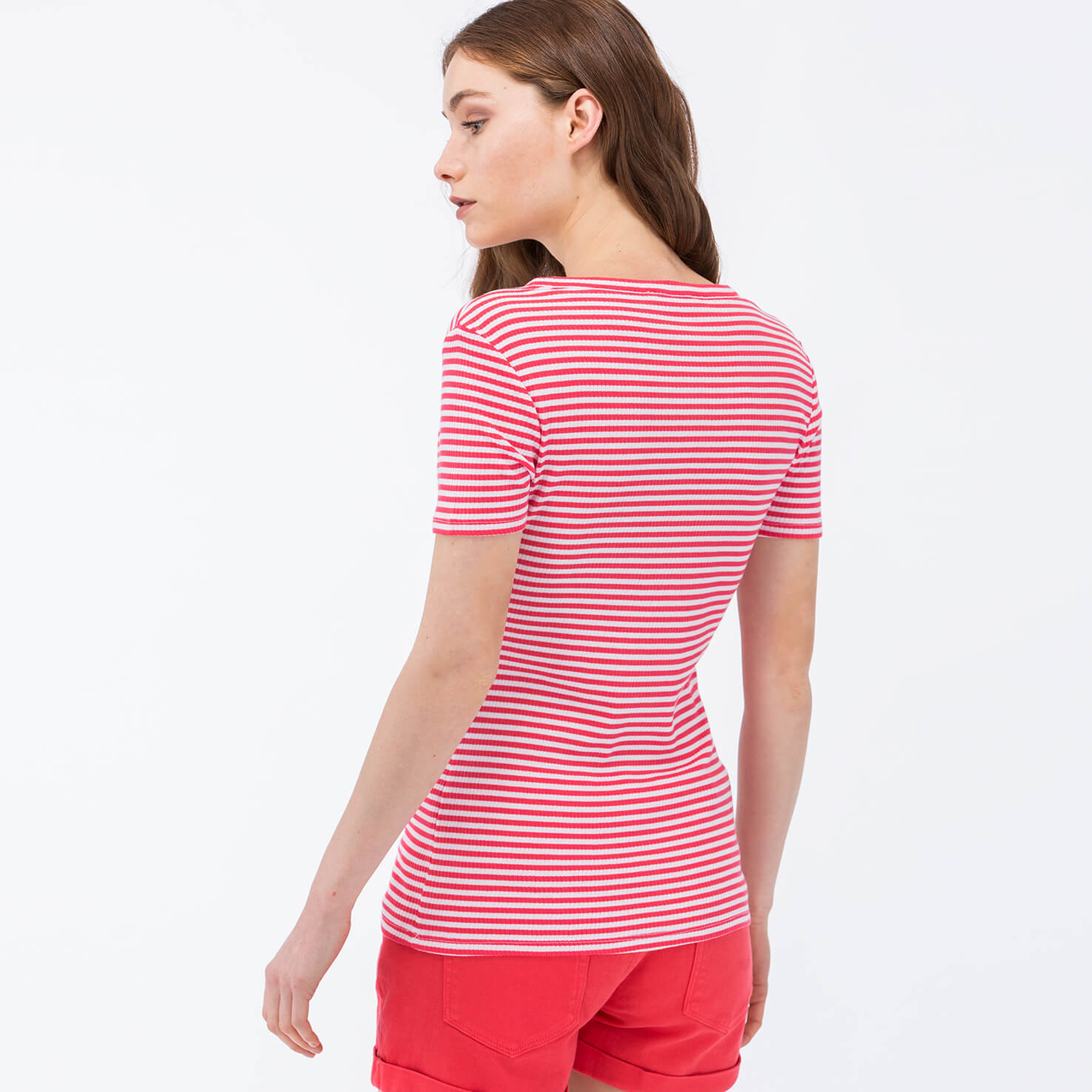 Lacoste Kadın Kırmızı T-Shirt