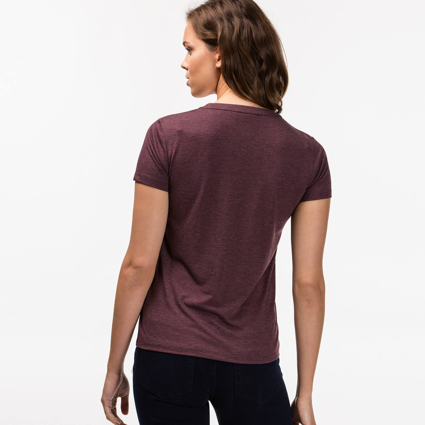 Lacoste Kadın Bordo T-Shirt