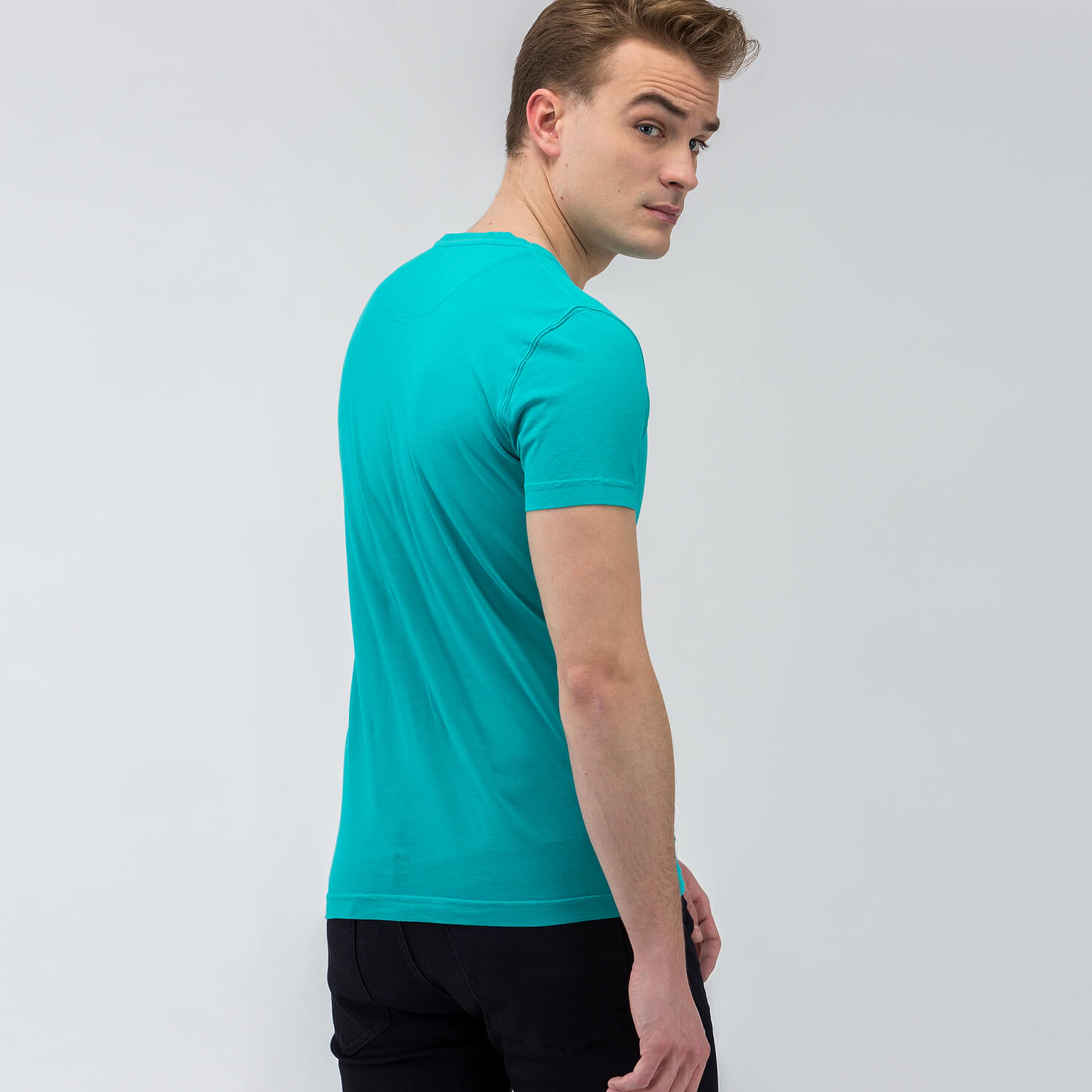 Lacoste Mavi Kısa Kollu Erkek Tshirt