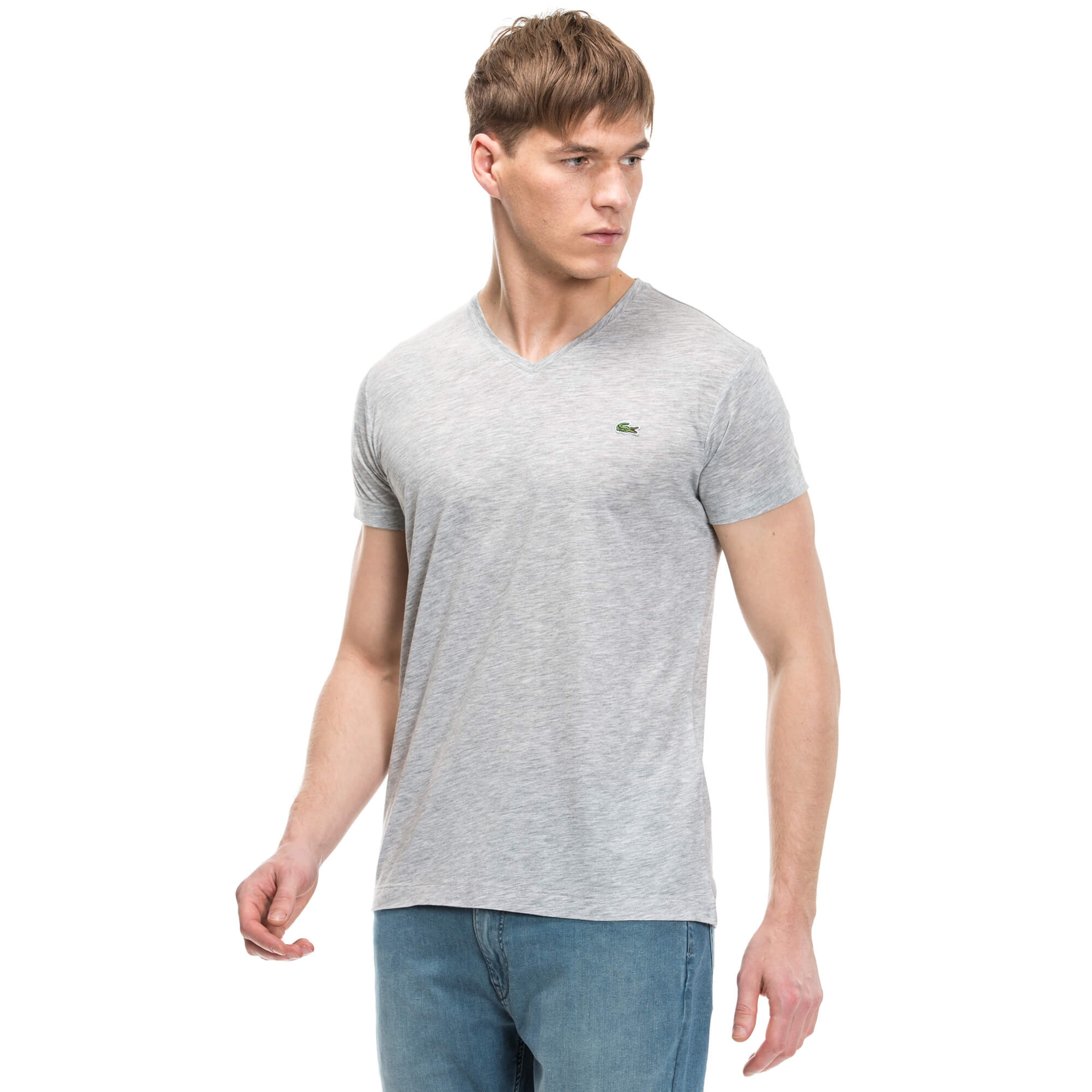 Lacoste Erkek Gri T-Shirt