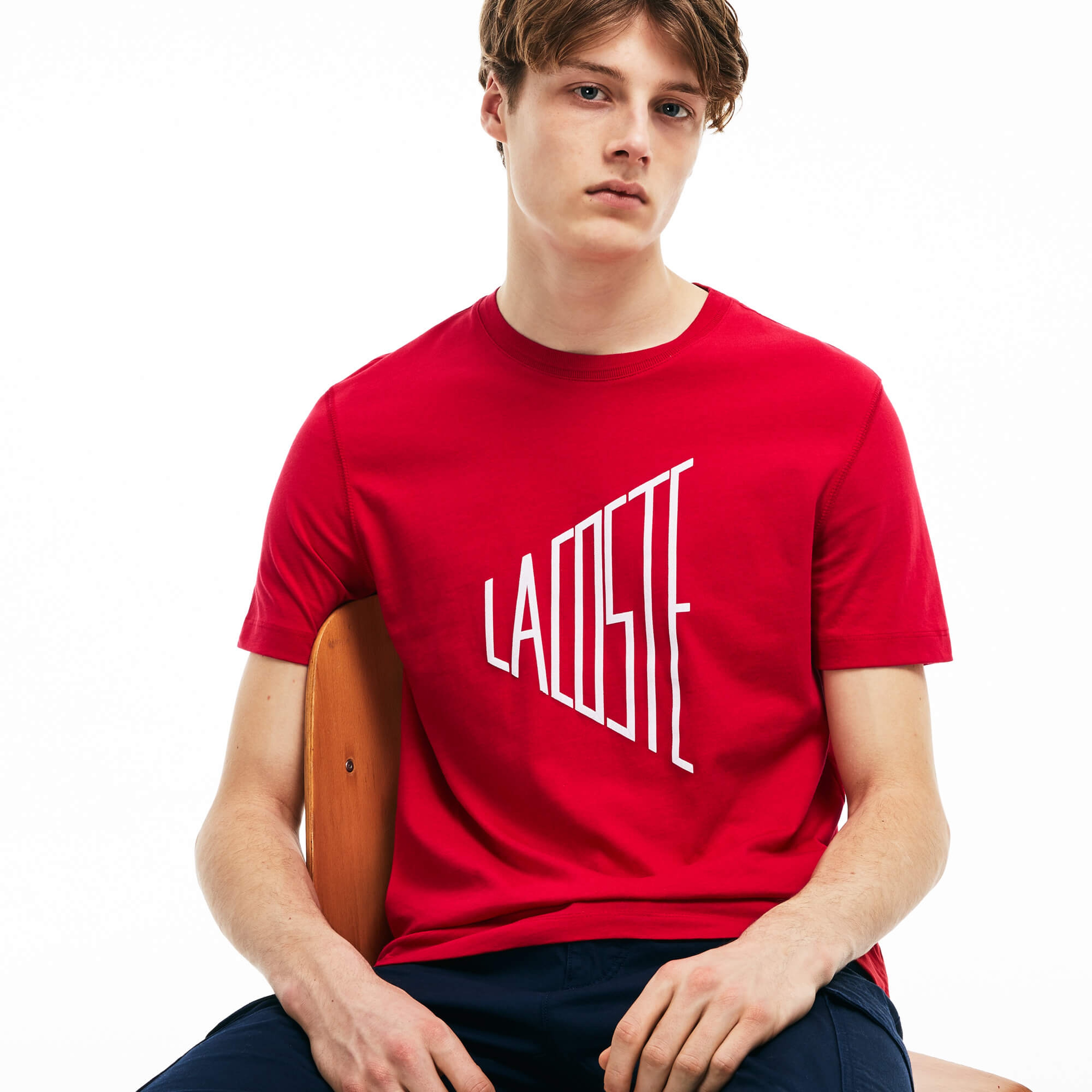 Lacoste Erkek Regular Fit Kırmızı T-Shirt