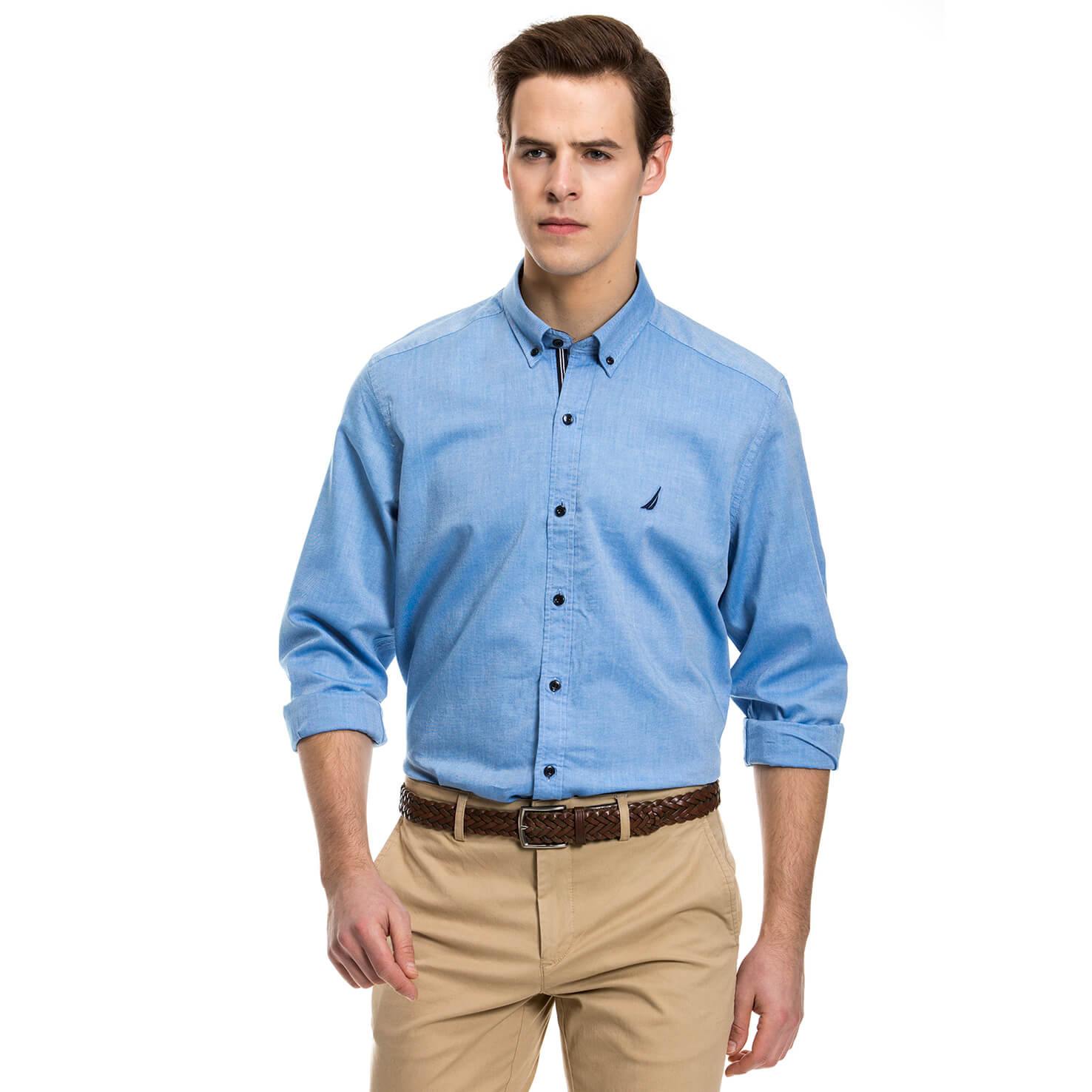 Nautica Erkek Mavi Gömlek