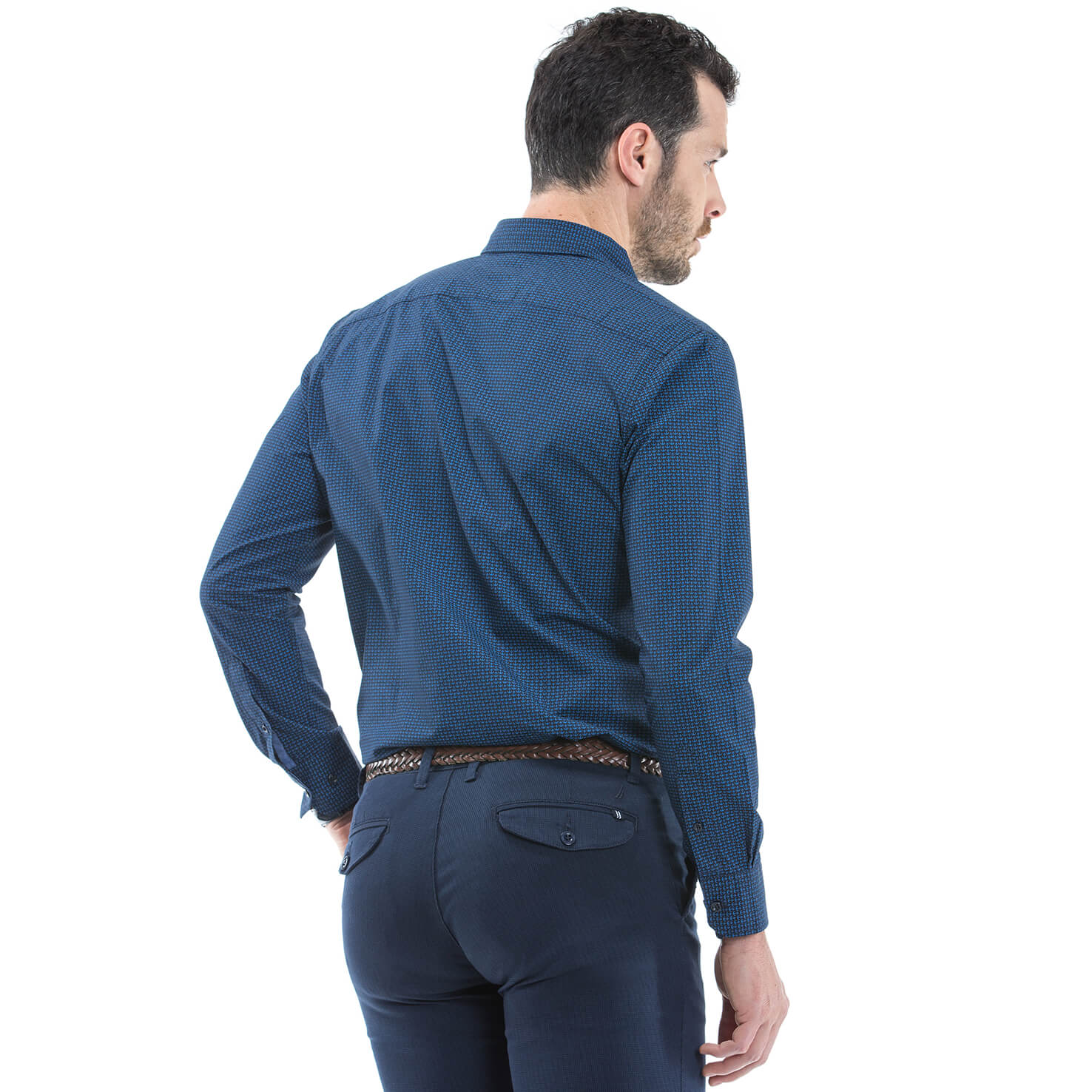 Nautica Erkek Lacivert Uzun Kollu Gömlek