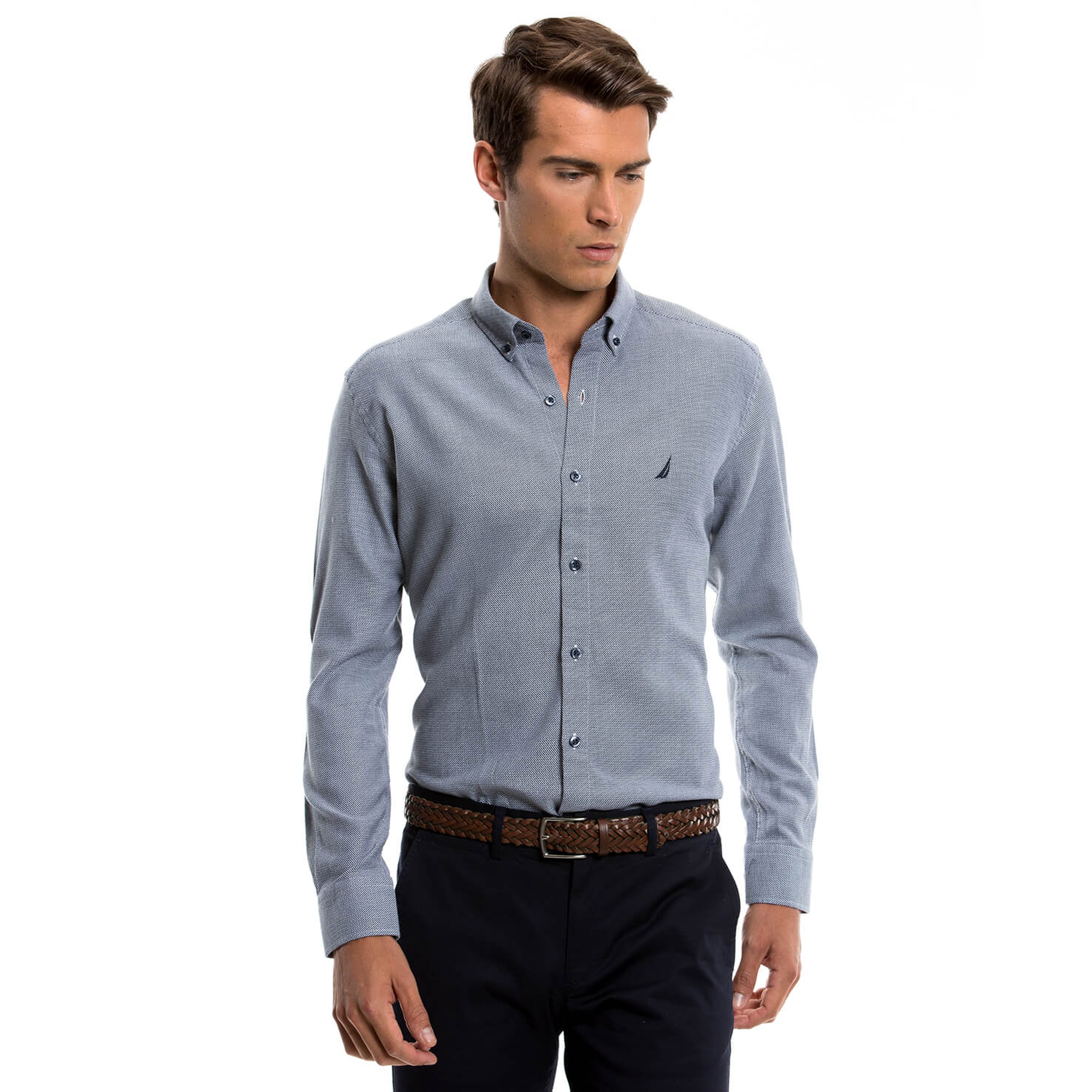 Nautica Erkek Lacivert Gömlek