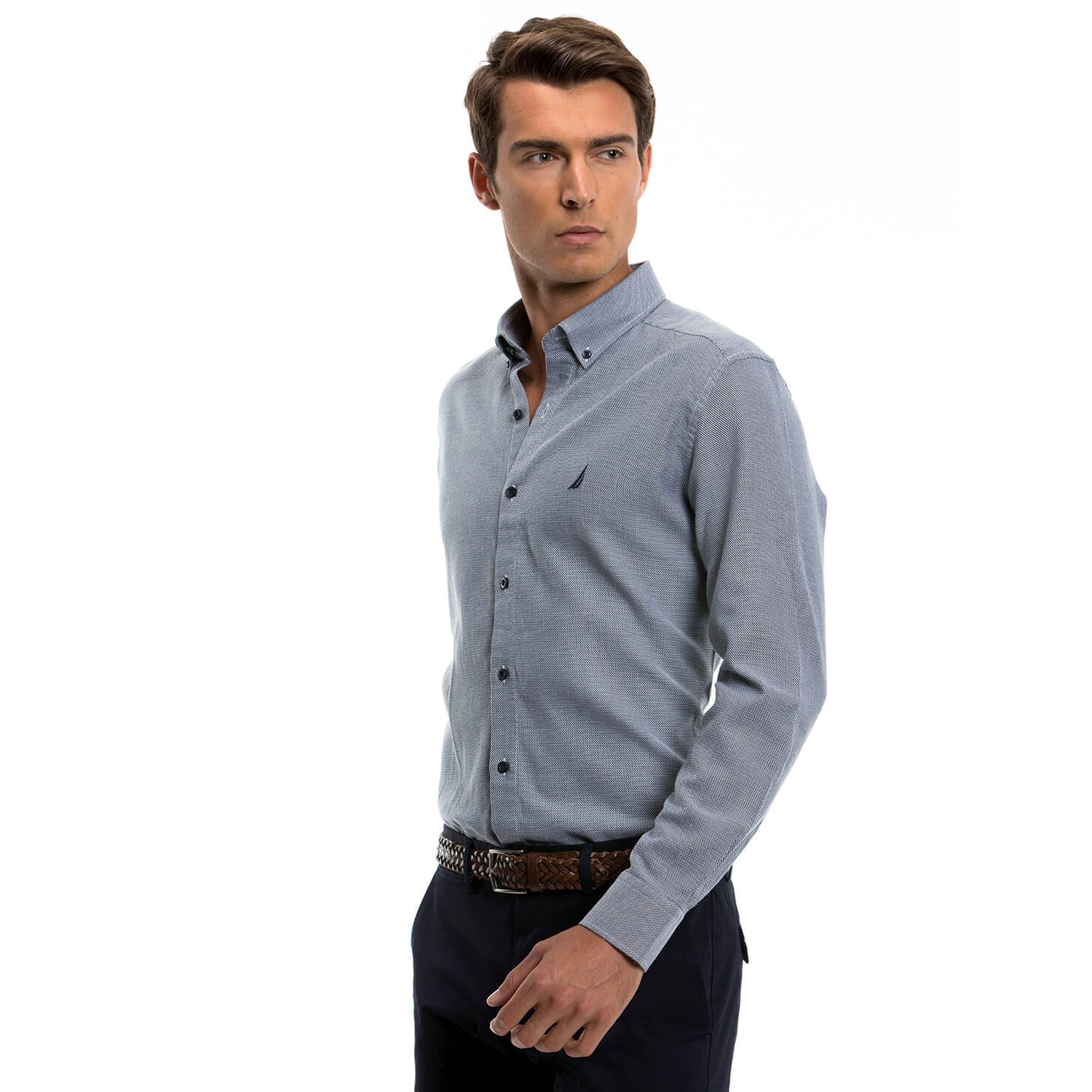 Nautica Erkek Lacivert Gömlek