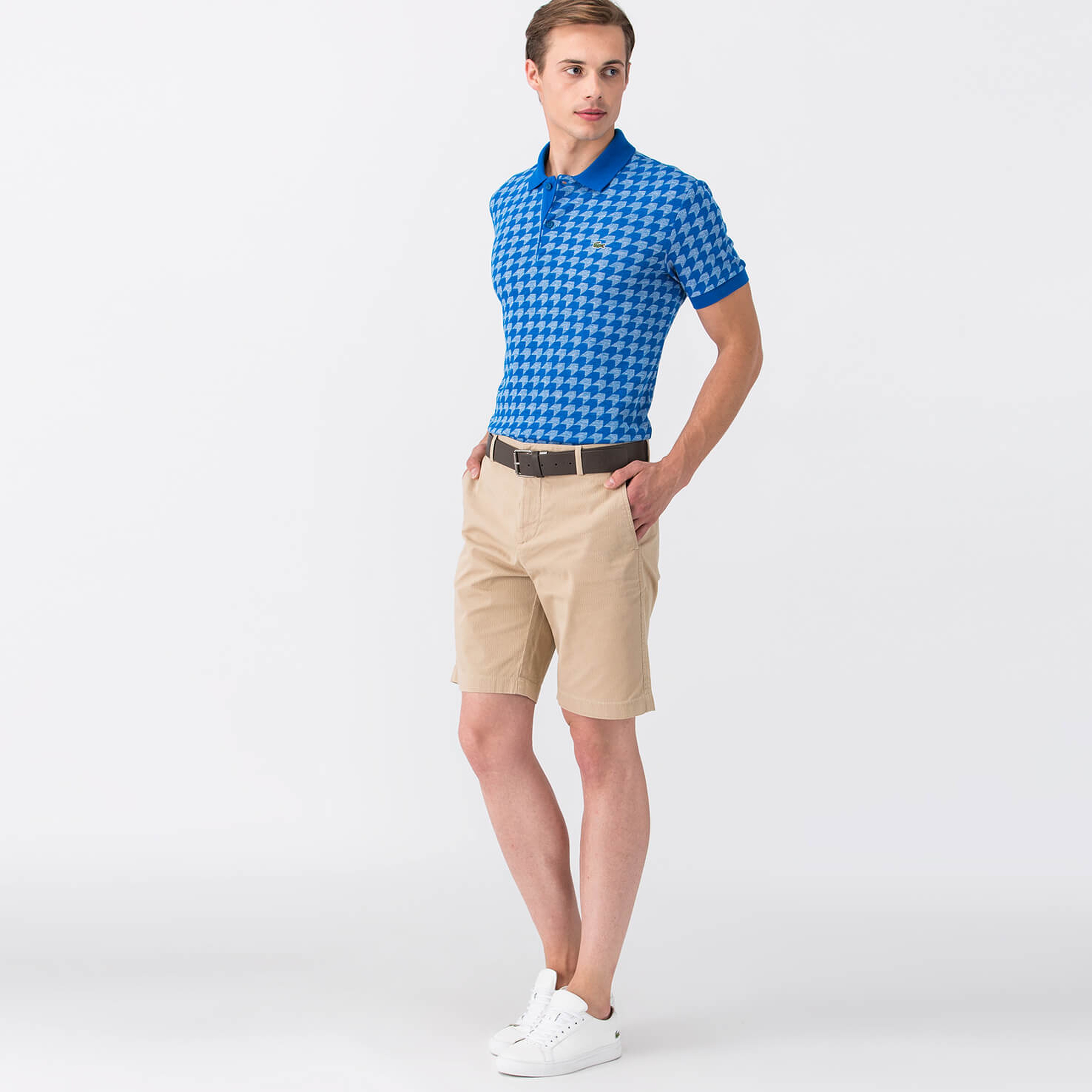 Lacoste Erkek Bej Bermuda